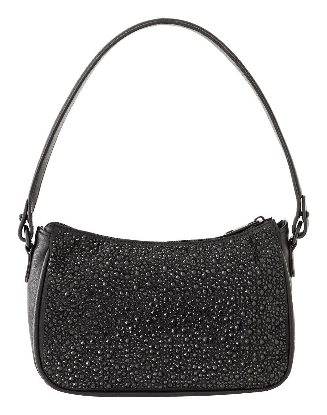 MARCO TOZZI Umhängetasche, Damen Schultertasche, Abendtasche mit funkelnden Strasssteinen