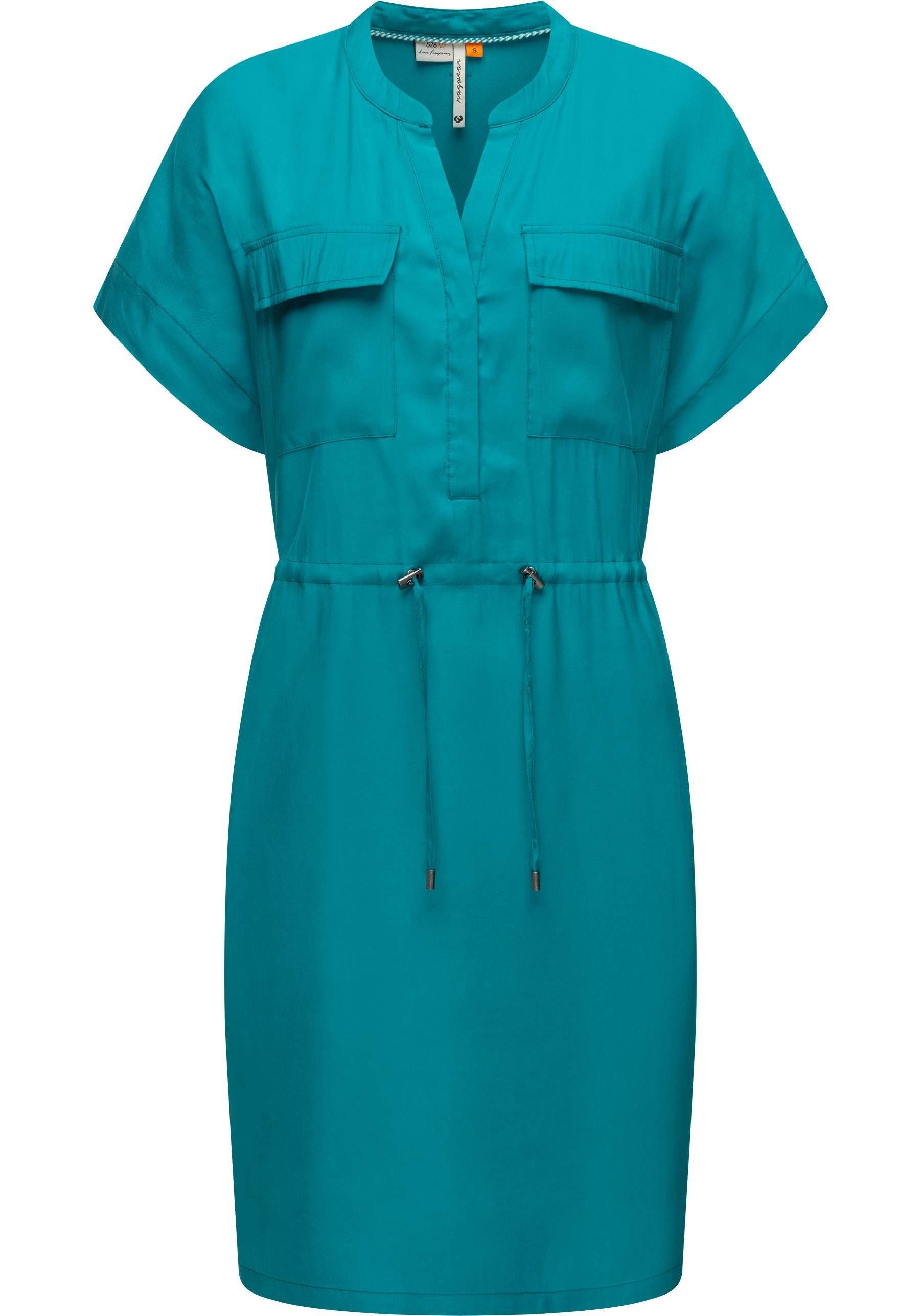 Ragwear Blusenkleid Roisa stylisches Sommerkleid mit Bindeband