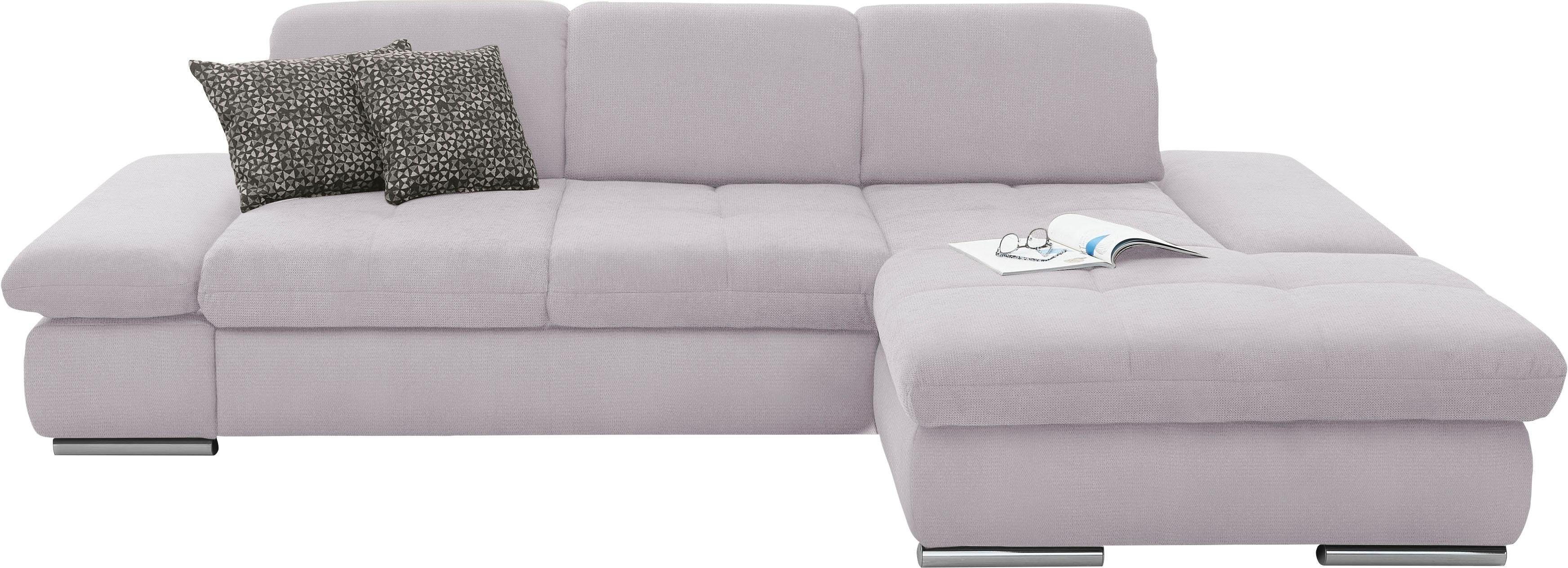 set one by Musterring Ecksofa "SO4100 V", mit verstellbaren Kopfteilen, wah günstig online kaufen