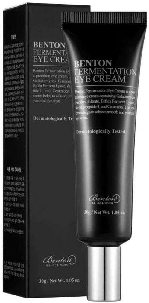 Benton Augencreme FERMENTATION EYECREAM, für reife Haut, verlangsamt Faltenbildung und schützt vor Erschlaffen
