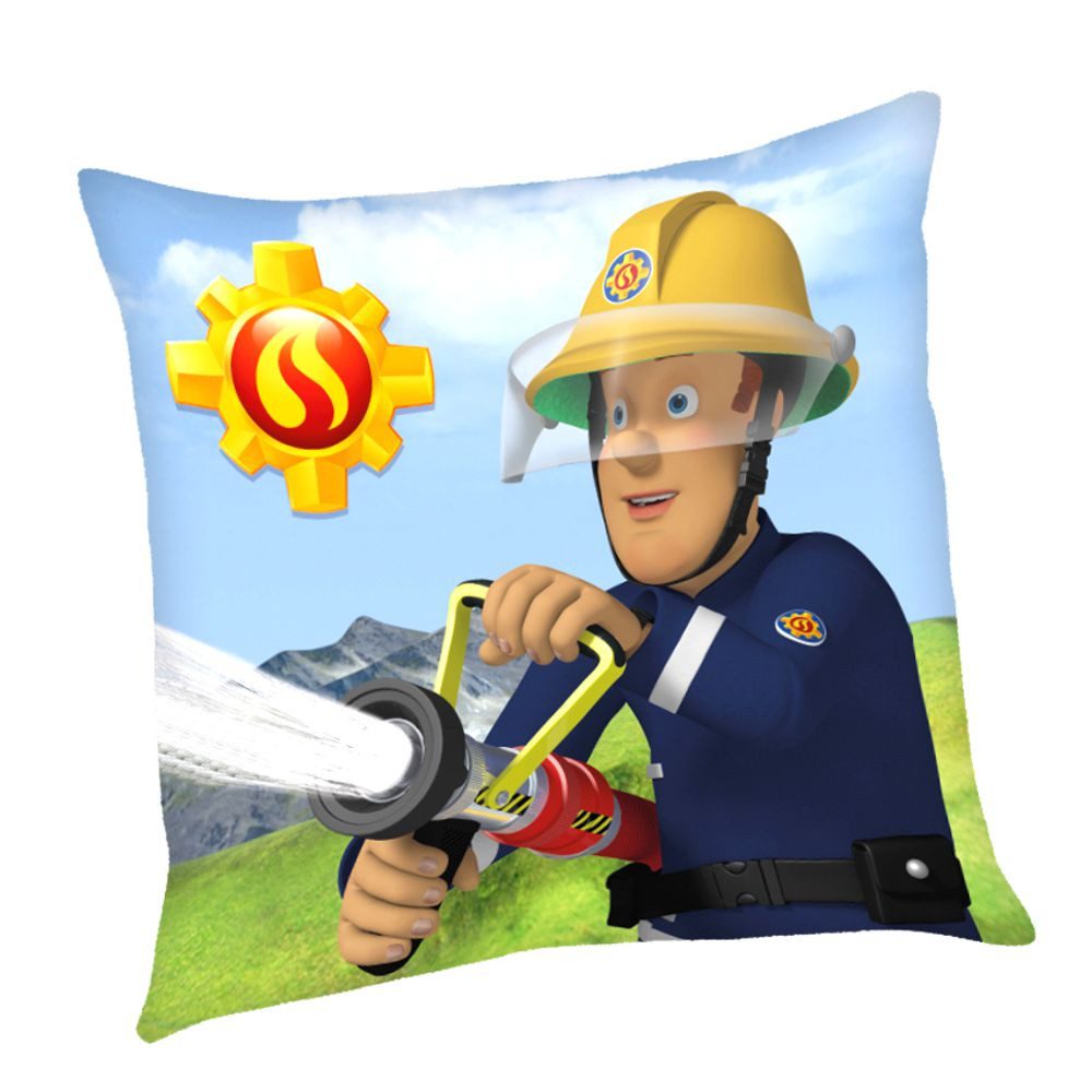 Feuerwehrmann Sam Dekokissen Helikopter Kinder Deko-Kissen 40 x 40 cm Feuerwehrmann Sam