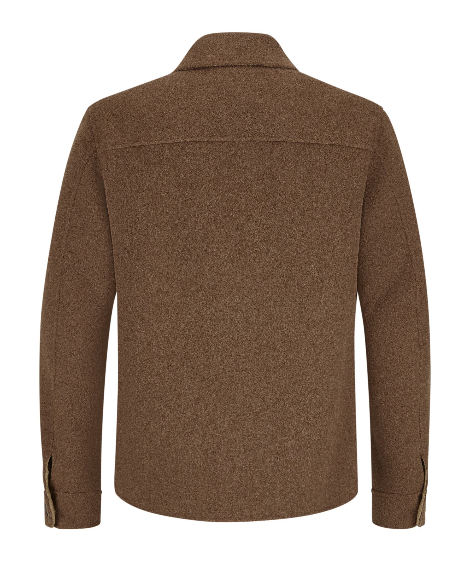 Milestone Wolljacke MSBorgo mit aufgesetzten Brusttaschen und Knopfleiste
