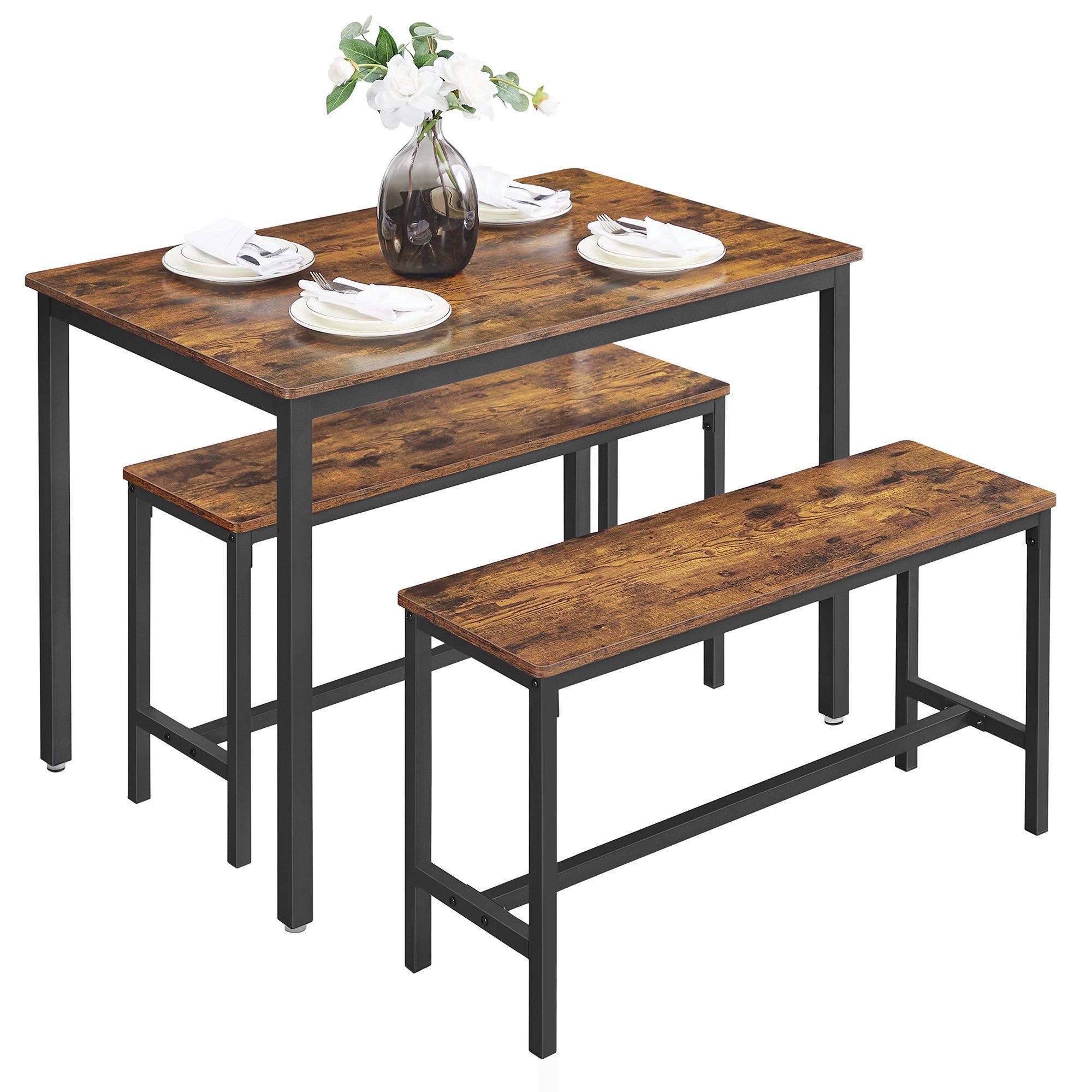 VASAGLE Essgruppe, (Set, 3-tlg), Küchentisch 70 günstig online kaufen