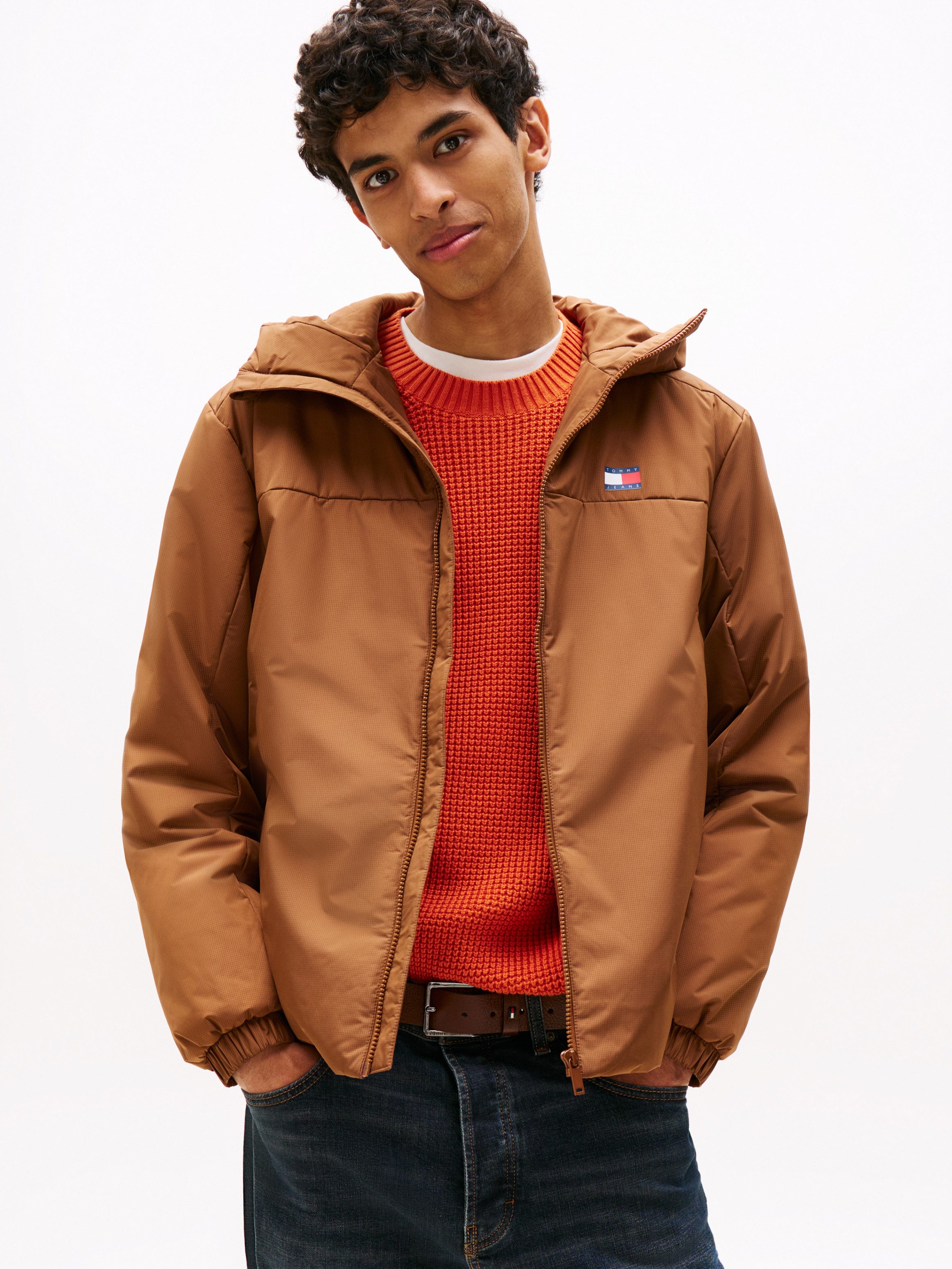 Tommy Jeans Outdoorjacke Freizeitjacke, Übergangsjacke, Regular Fit, Kapuze günstig online kaufen