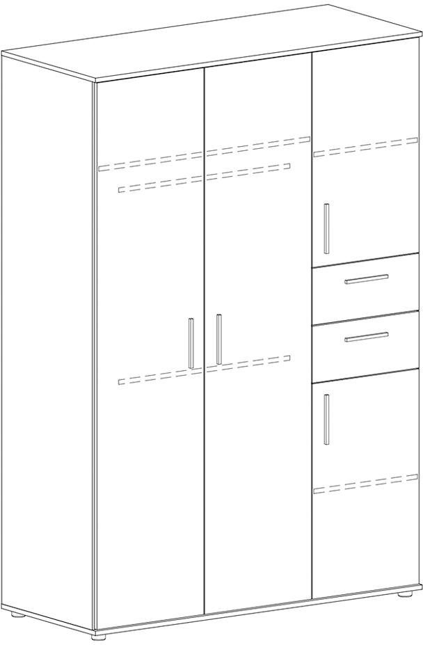arthur berndt Kleiderschrank Bente, Kinderkleiderschrank Made in Germany