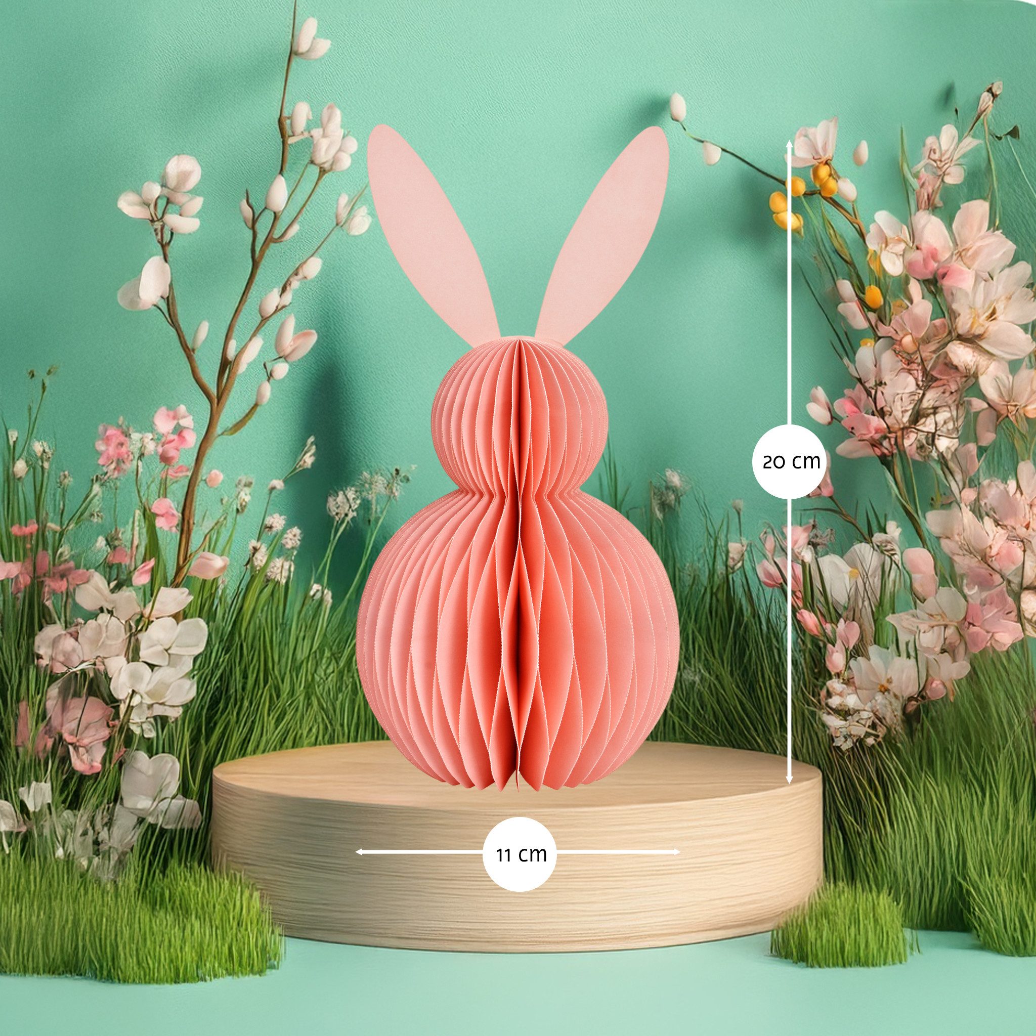matches21 HOME & HOBBY Dekofigur Osterdeko Osterhasen zum Hinstellen rosa 2 günstig online kaufen