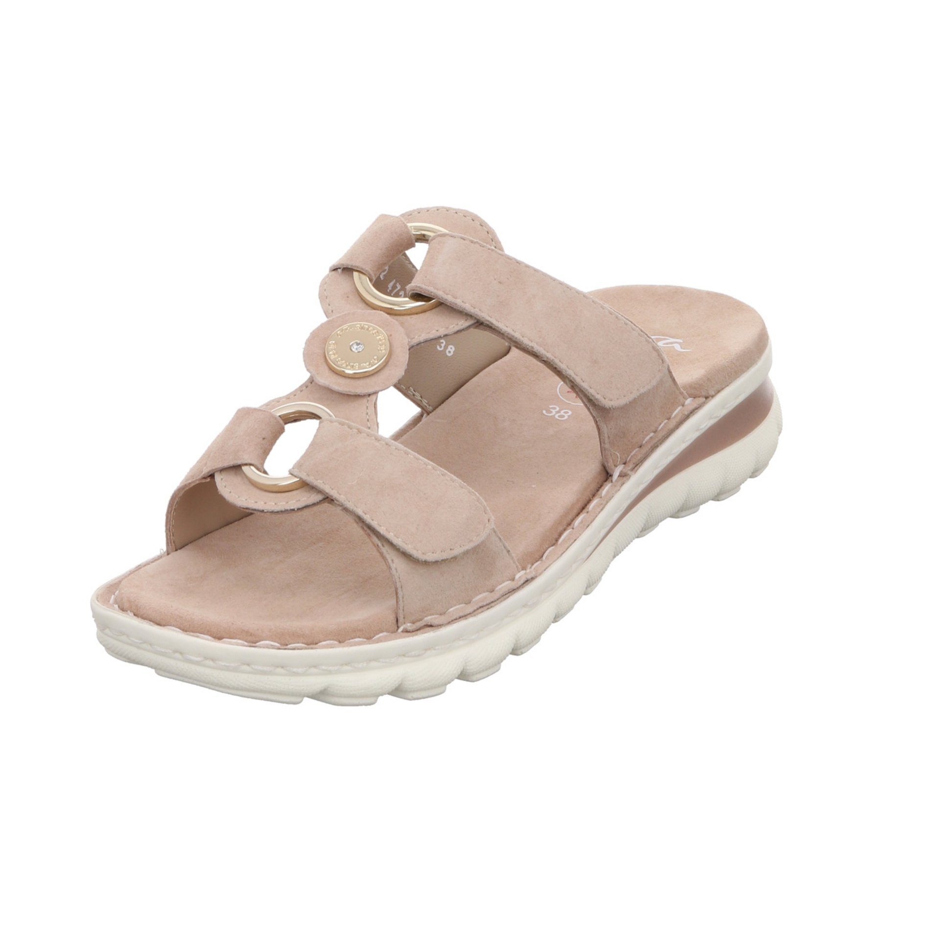 attraktiv Ara Damen Pantoletten Tampe Glattleder Pantolette Pantolette Sandalen