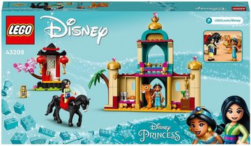 LEGO® Konstruktionsspielsteine »Jasmins und Mulans Abenteuer (43208), LEGO® Disney«, (176 St)