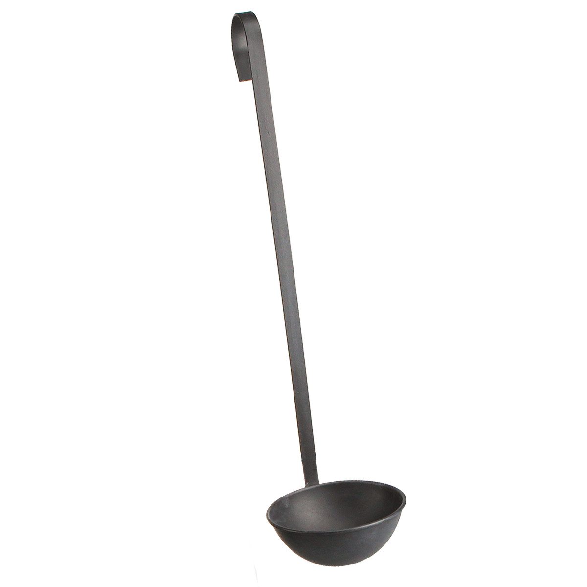 Viana Übertopf Schale Deko Kelle Anthrazit Ø12,5cm zum Hängen 3er Set, 3 Stück