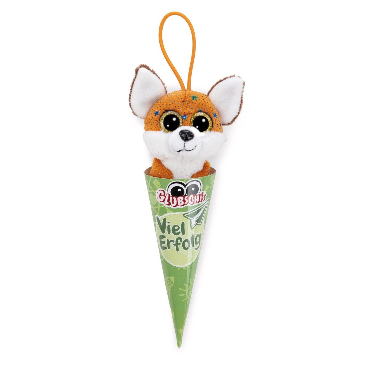 Nici Schlüsselanhänger NICI Schlüsselanhänger GLUBSCHIS Fuchs Nox mit Loop orange 9cm in