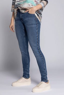 Gina Laura Regular-fit-Jeans Jeans Identity Julia 5-Pocket Zebra Paspel