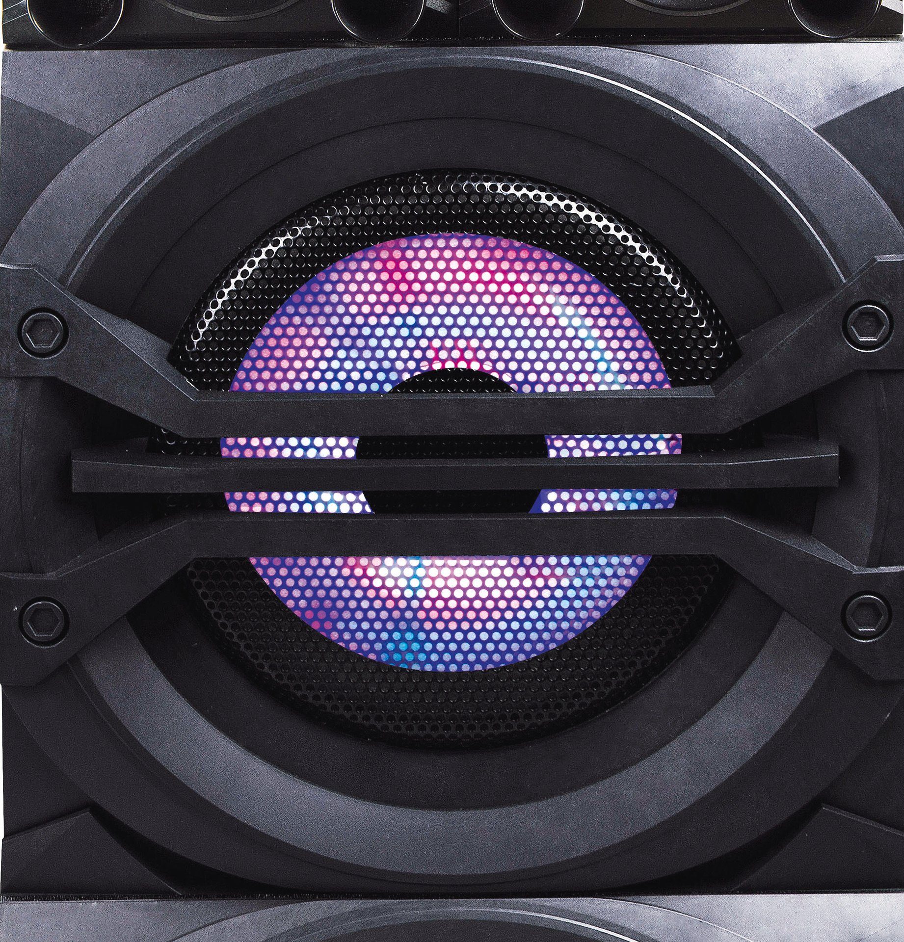 Lenco PMX-350 Soundsystem mit Mixfunktion, BT, Licht W) Party-Lautsprecher (200