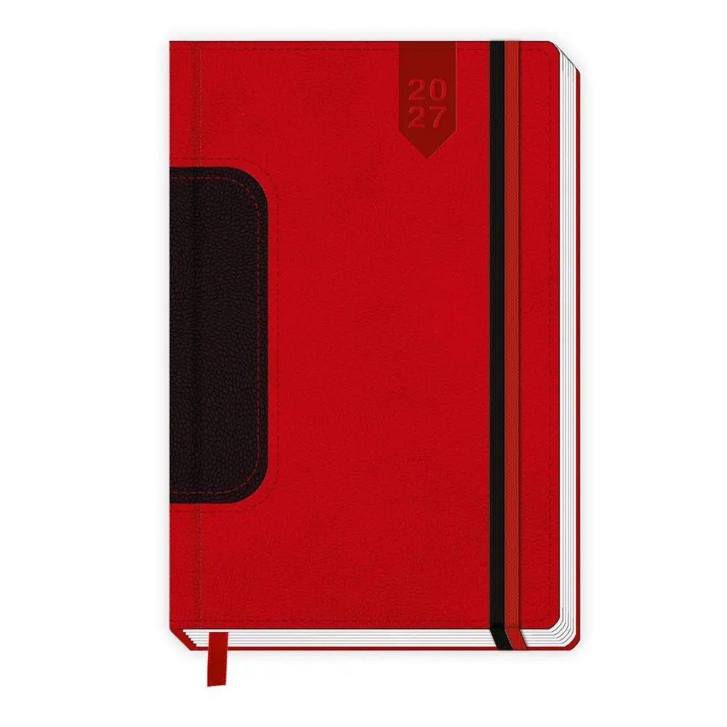 Trötsch Verlag Taschenkalender TRÖTSCH - Buchkalender A5 Rot 2027