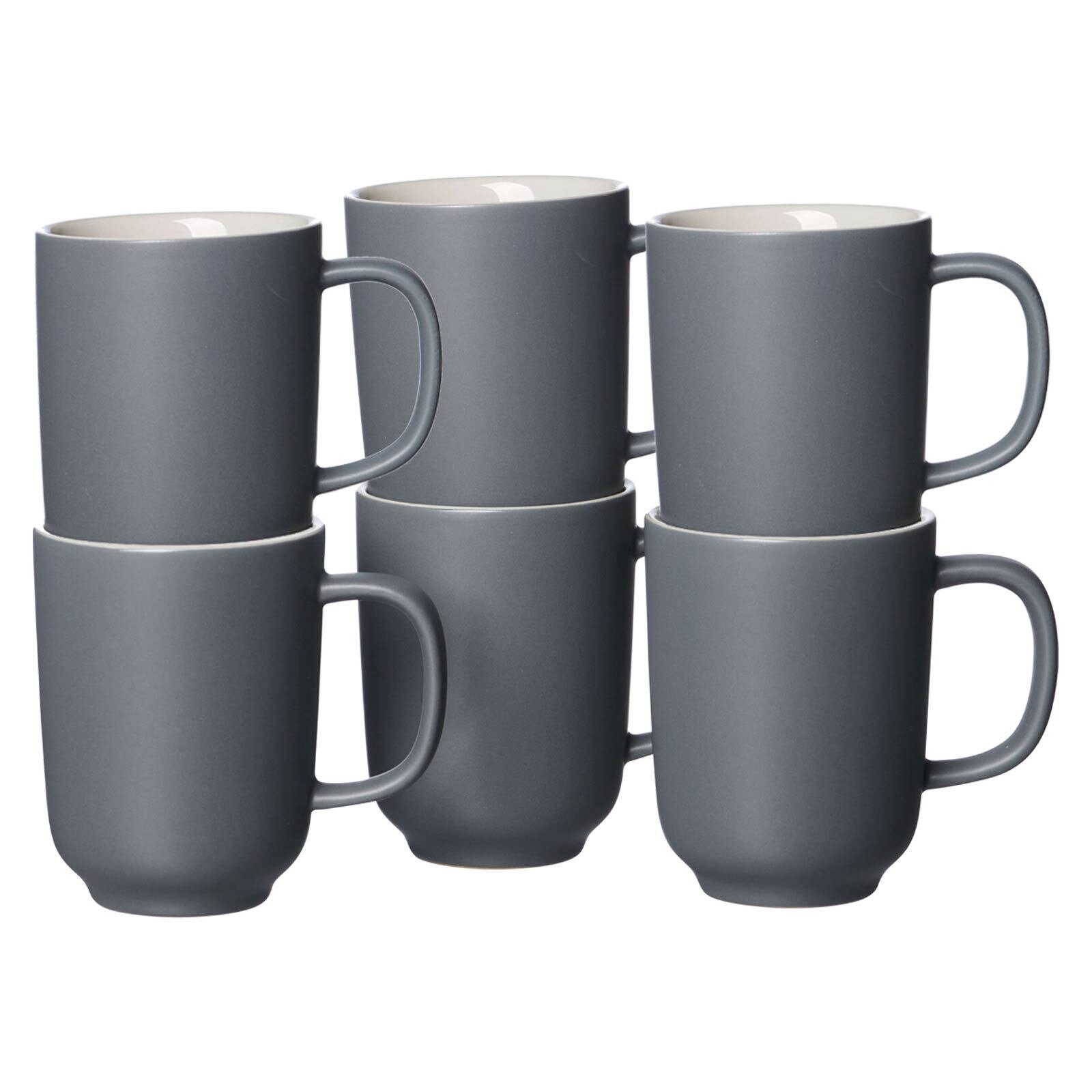 Ritzenhoff & Breker Becher Jasper Kaffeebecher 285 ml 6er Set, 6-tlg., Keramik