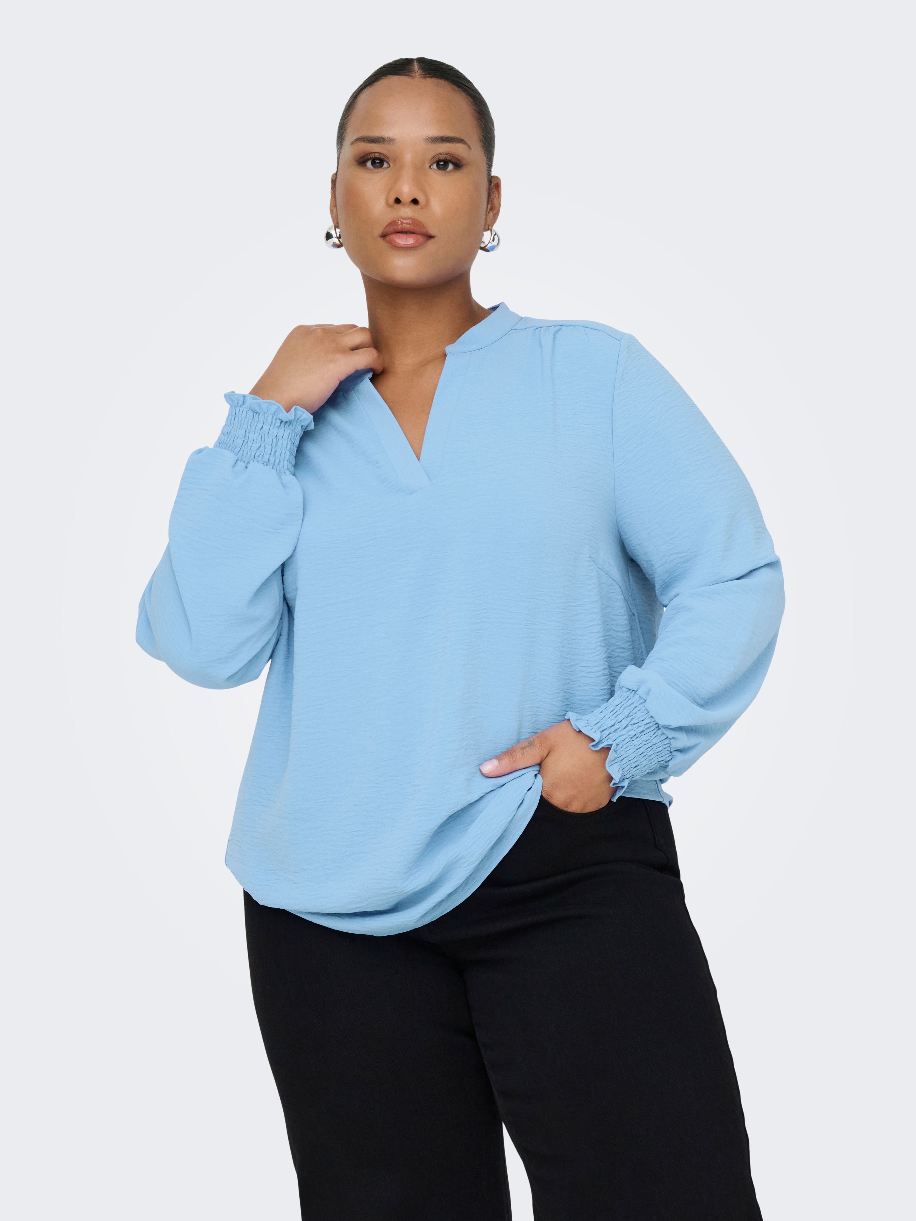 ONLY CARMAKOMA Langarmbluse günstig online kaufen