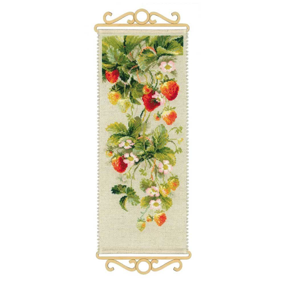 Riolis Kreativset Riolis Kreuzstich-Set "Erdbeere", Zählmuster, (embroidery kit by Marussia)