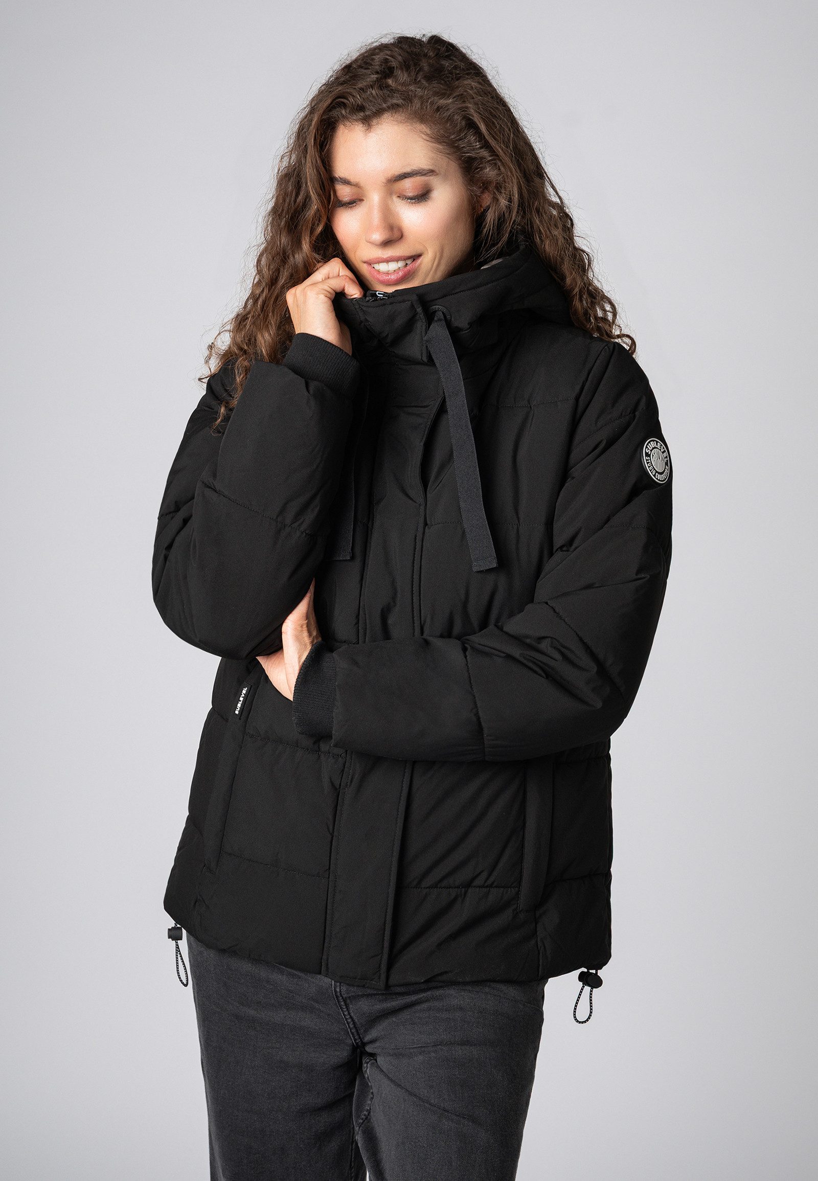 SUBLEVEL Steppjacke Damen Winterjacke mit Kordel günstig online kaufen