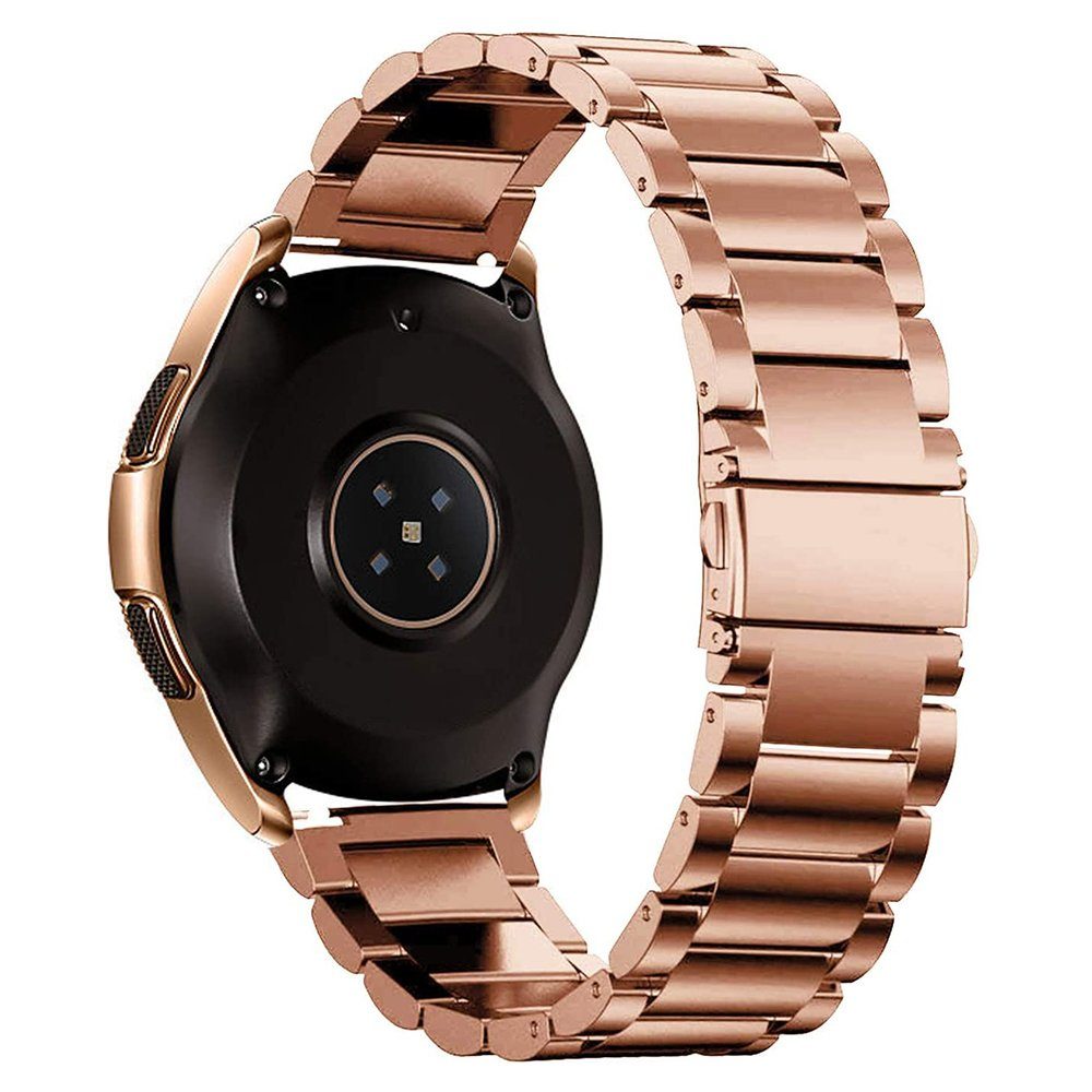 Watch GelldG Roségold Galaxy Metallarmband Smartwatch-Armband mit Armband, Kompatibel 42MM