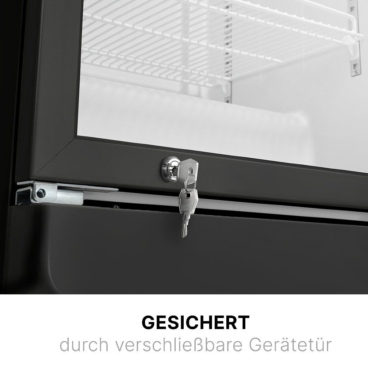 BOMANN Getränkekühlschrank KG 7351, 194.5 cm hoch, 59.5 cm breit, Getränkekühlschrank abschließbar, 6 Ablagen