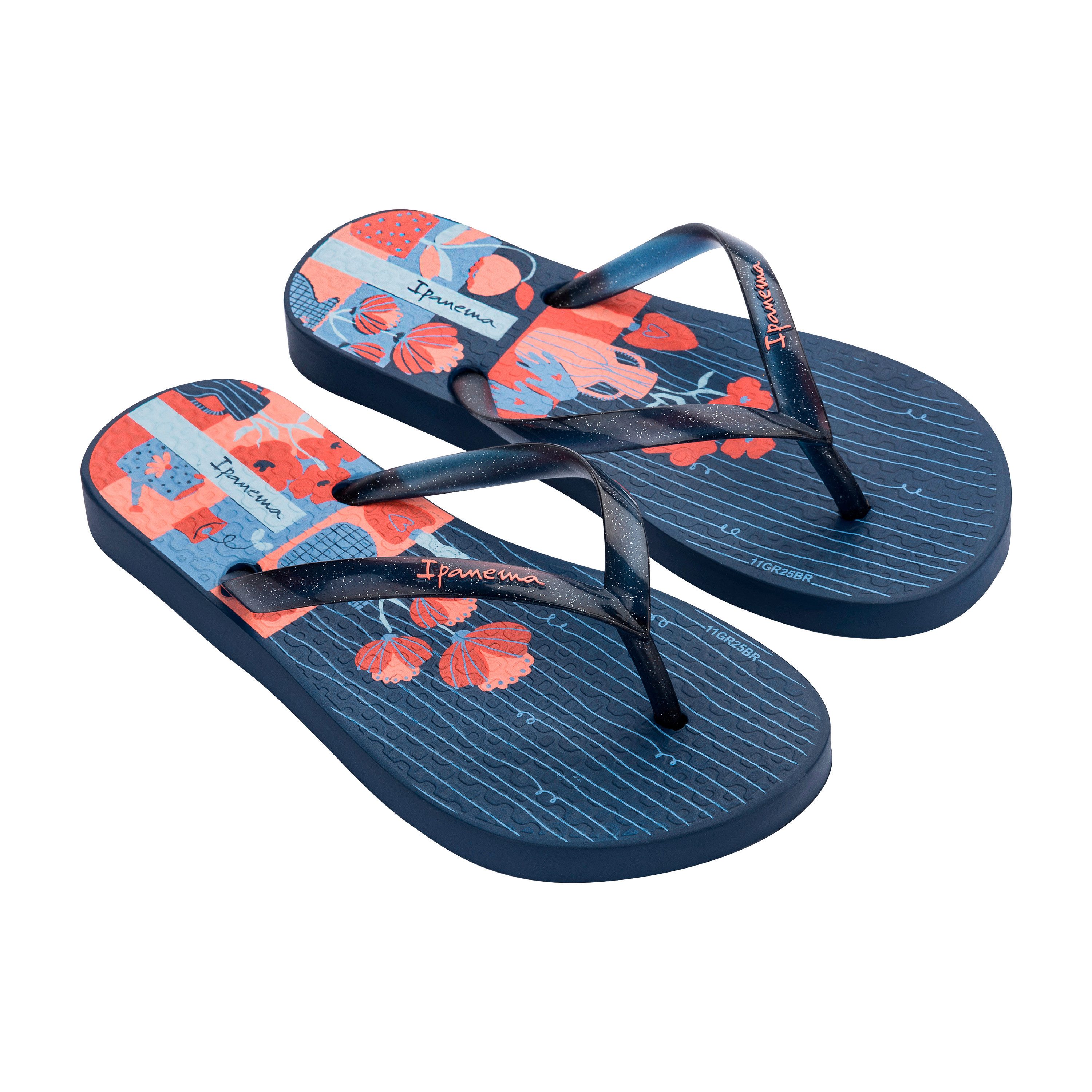 Ipanema IPANEMA TEMAS GIRLS KIDS - Zehentrenner / Flip Flop Zehentrenner bedruckte Innensohle - rutschfest - wasserfest