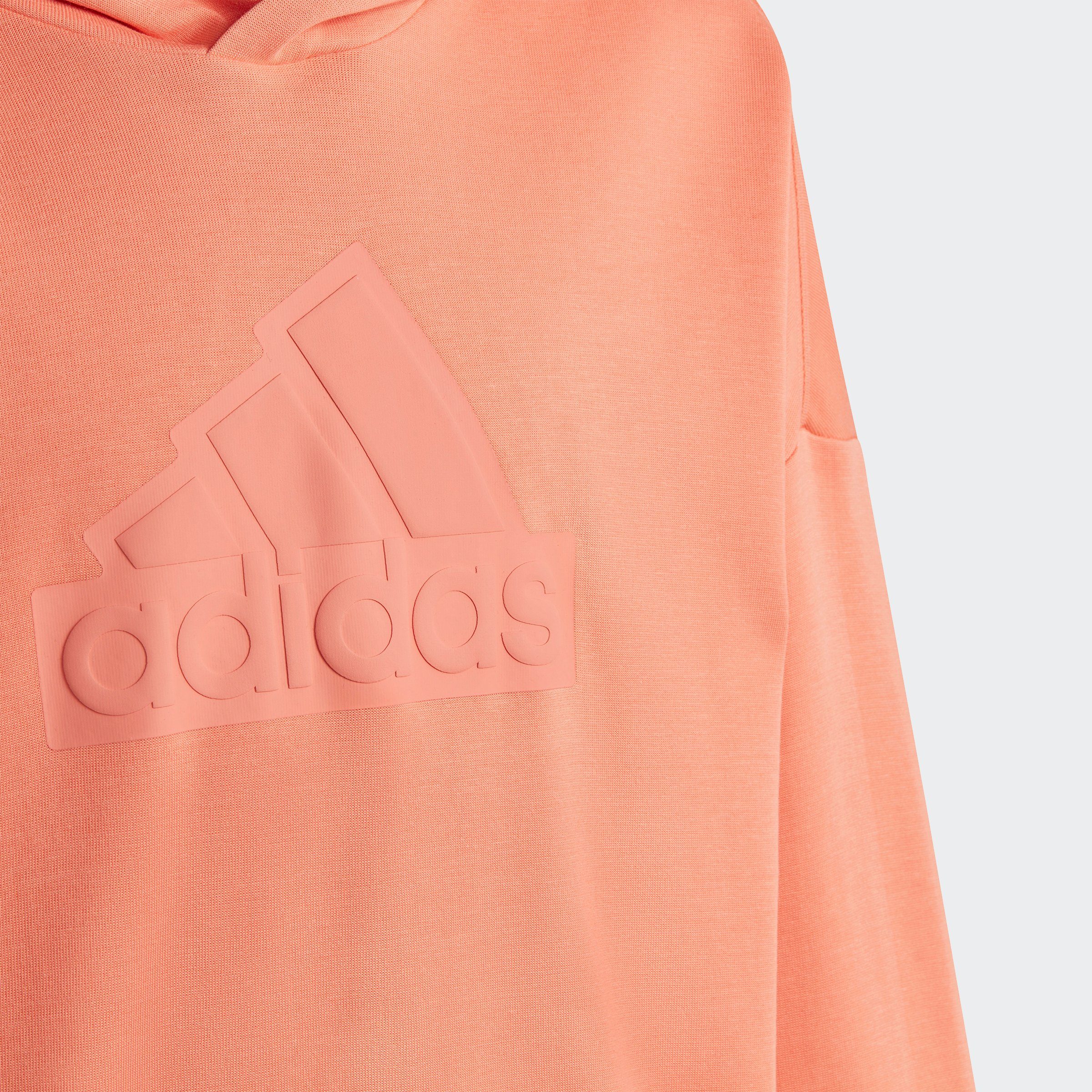 FUTURE LOGO adidas Kapuzensweatshirt ICONS Sportswear HOODIE Coral Semi Fusion