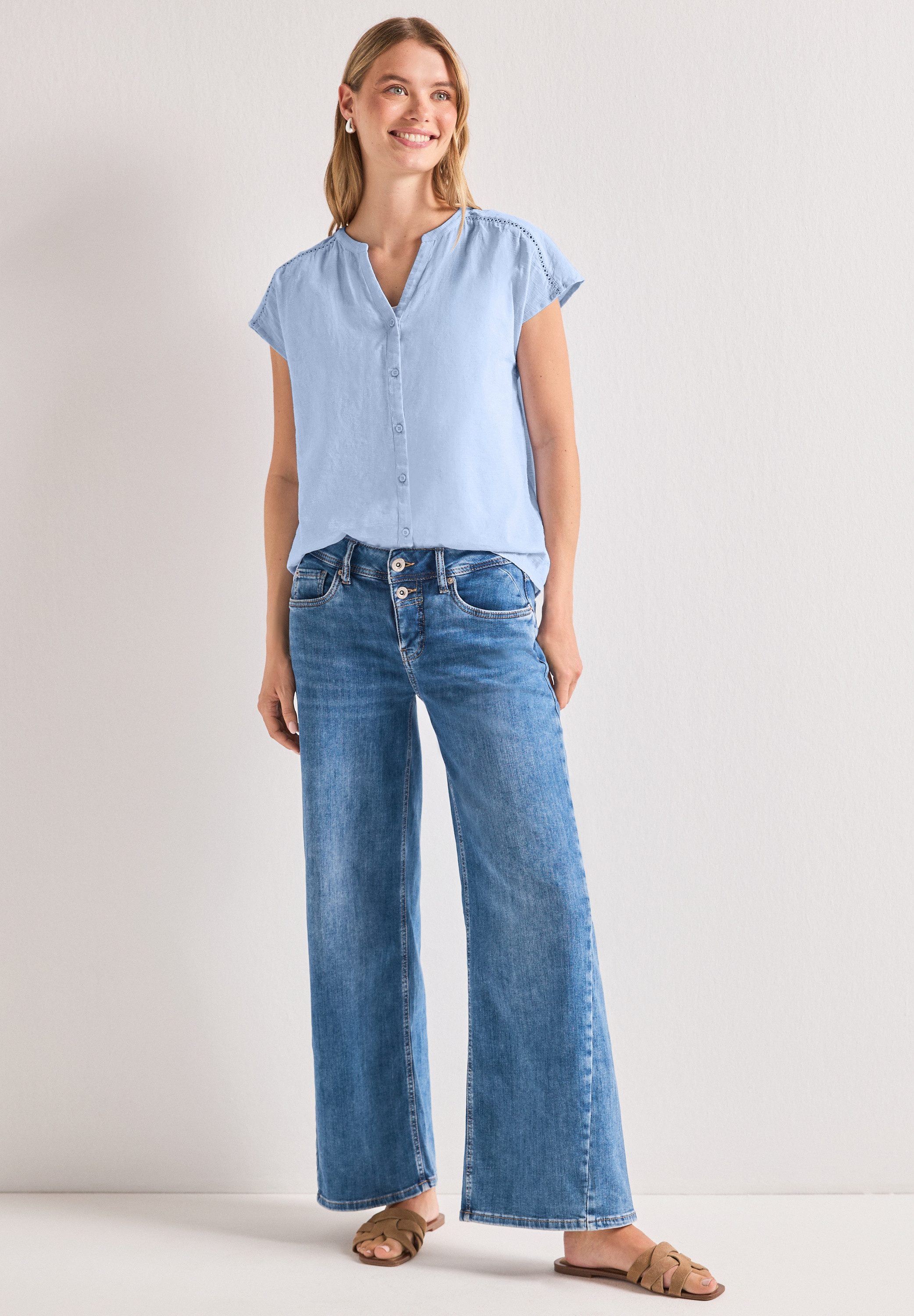 STREET ONE Shirtbluse aus reiner Baumwolle – Bild 3 von 5