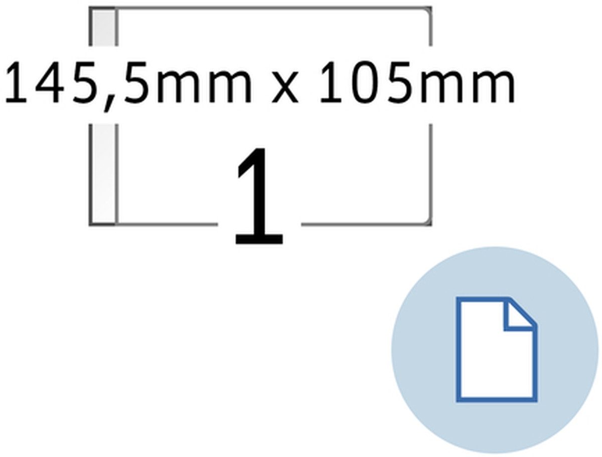 Etiketten Etiketten A6 Papier weiß 105x143,50mm 2000 Blatt/2000 Etiketten.
