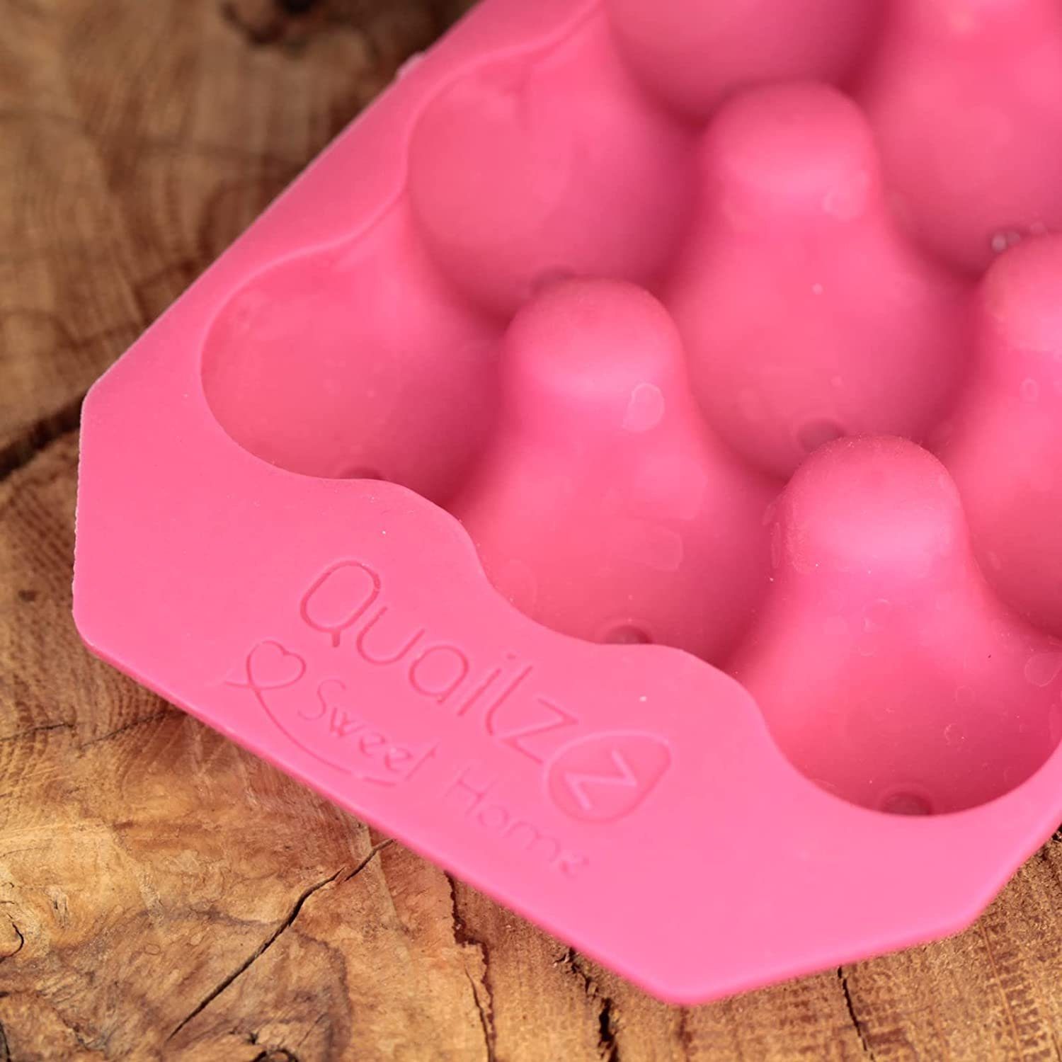 Quailzz Eierbecher erhältlich - Farben), - *** Cup Wachteleierschale abwaschbar Fridge Eierschale Pink in PREIS Eierhalter, *** (Silikon zwei BESTER