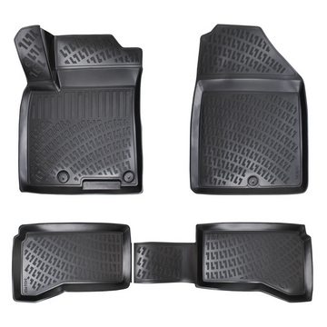 Trimak Auto-Fußmatte, Set Autofußmatten und Kofferraummatte kompatibel mit Kia Niro Hybrid