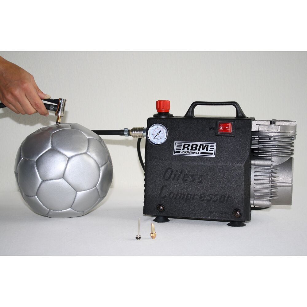 RBM Kompressor Ballkompressor MK 50, Hohe Leistung von 2800 U/min bei max. Druck von 8 Bar