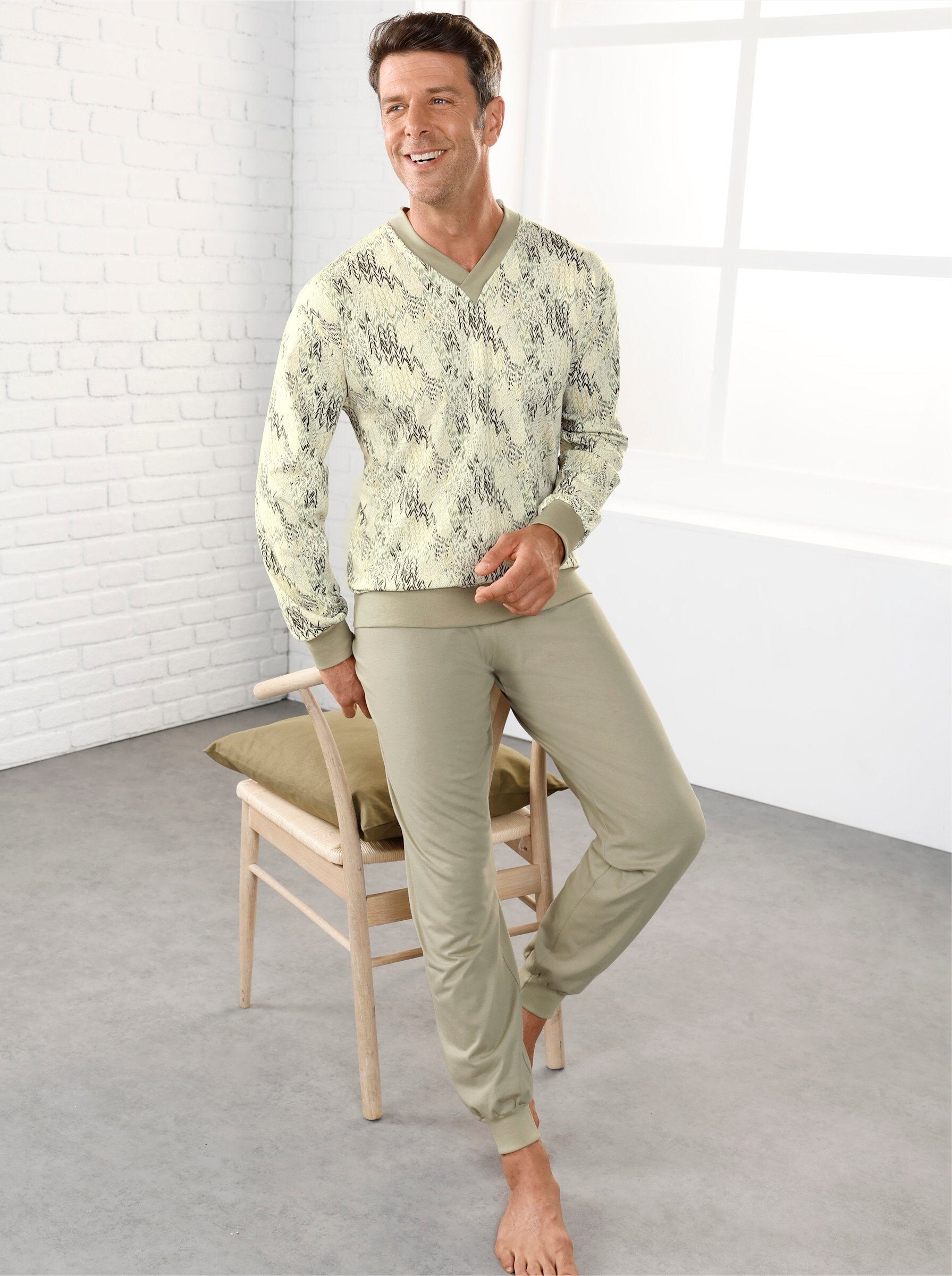 götting Schlafanzug Schlafanzug Langarm