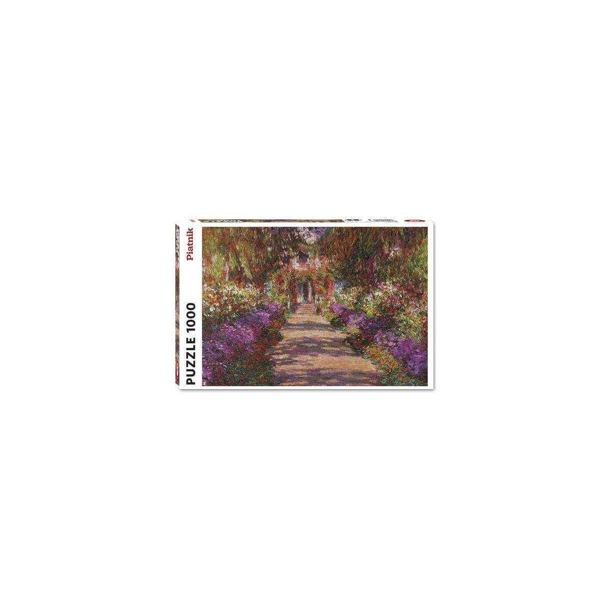 Piatnik Puzzle 5521 - Monet: Weg in Monets Garten - Puzzle, 1000 Teile, 1000 Puzzleteile