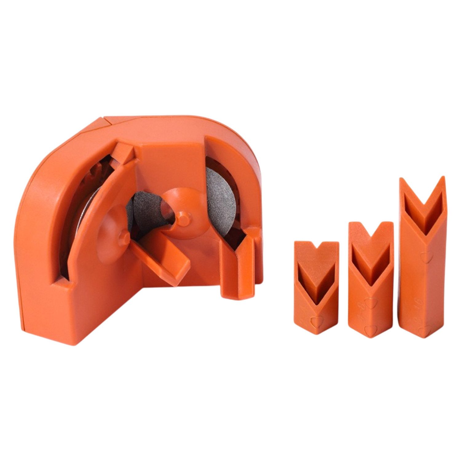 Refttenw Bohrerschärfgerät Mehrzweck-Bohrer-Schleifschärfer, für alle Bohrer, Fräser, Bohrmaschinen, Tragbares Bohrerschleifwerkzeug (5/64"-5/8)