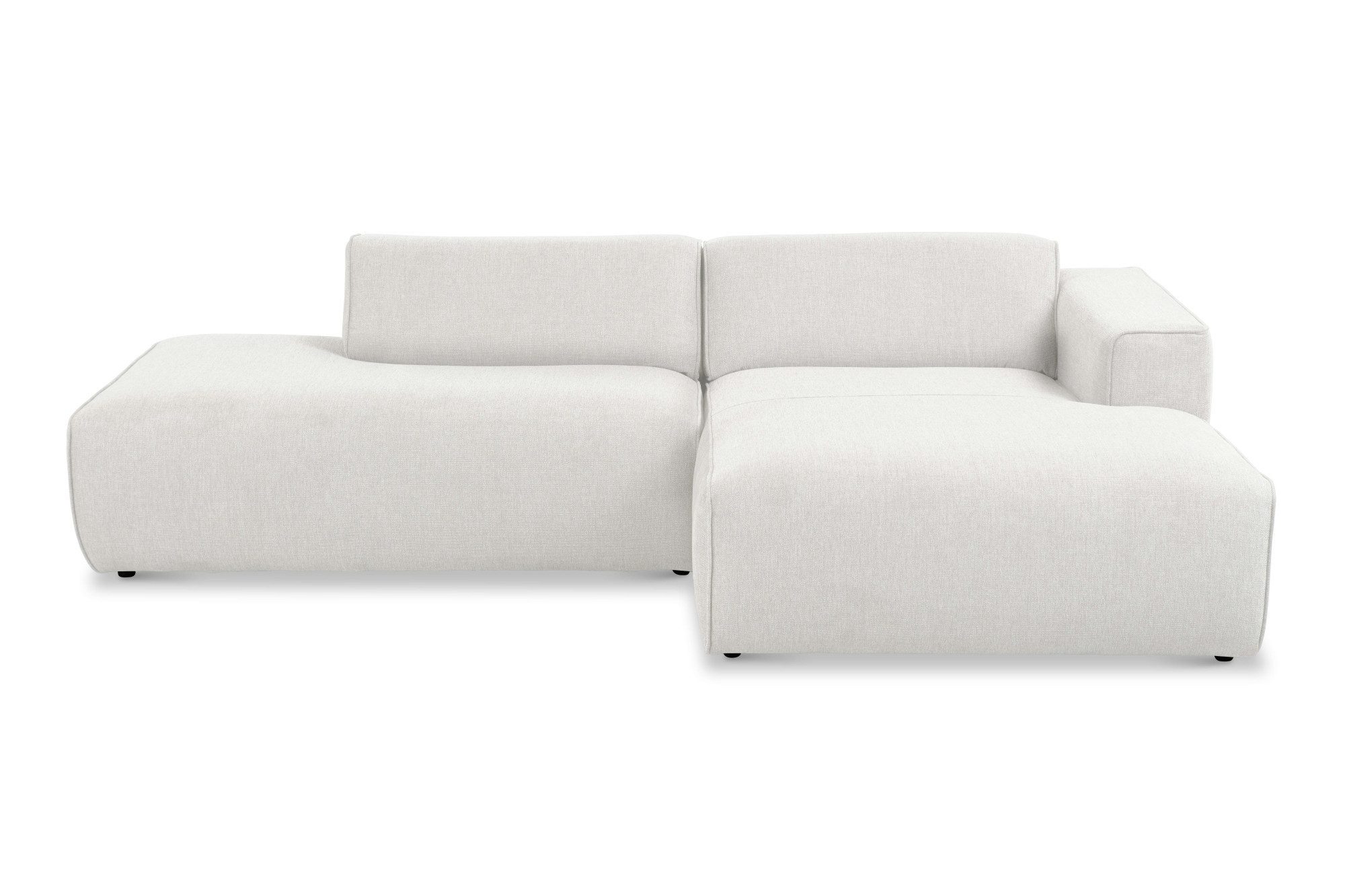 andas Ecksofa "Noord mit Kedernaht, Breite 227 cm, L-Form", Cord, Struktur, günstig online kaufen