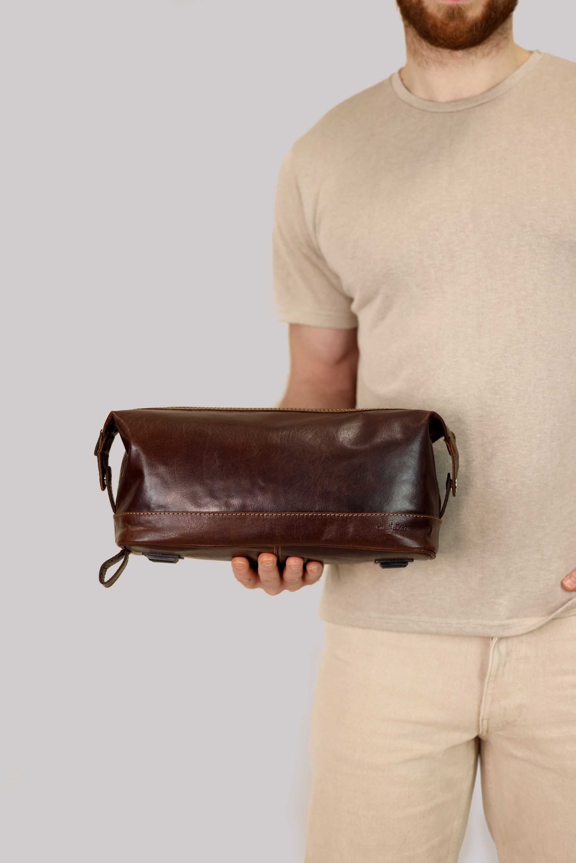 Gusti Leder Kulturbeutel Gusti Leder Waschtasche Anika (1-tlg)