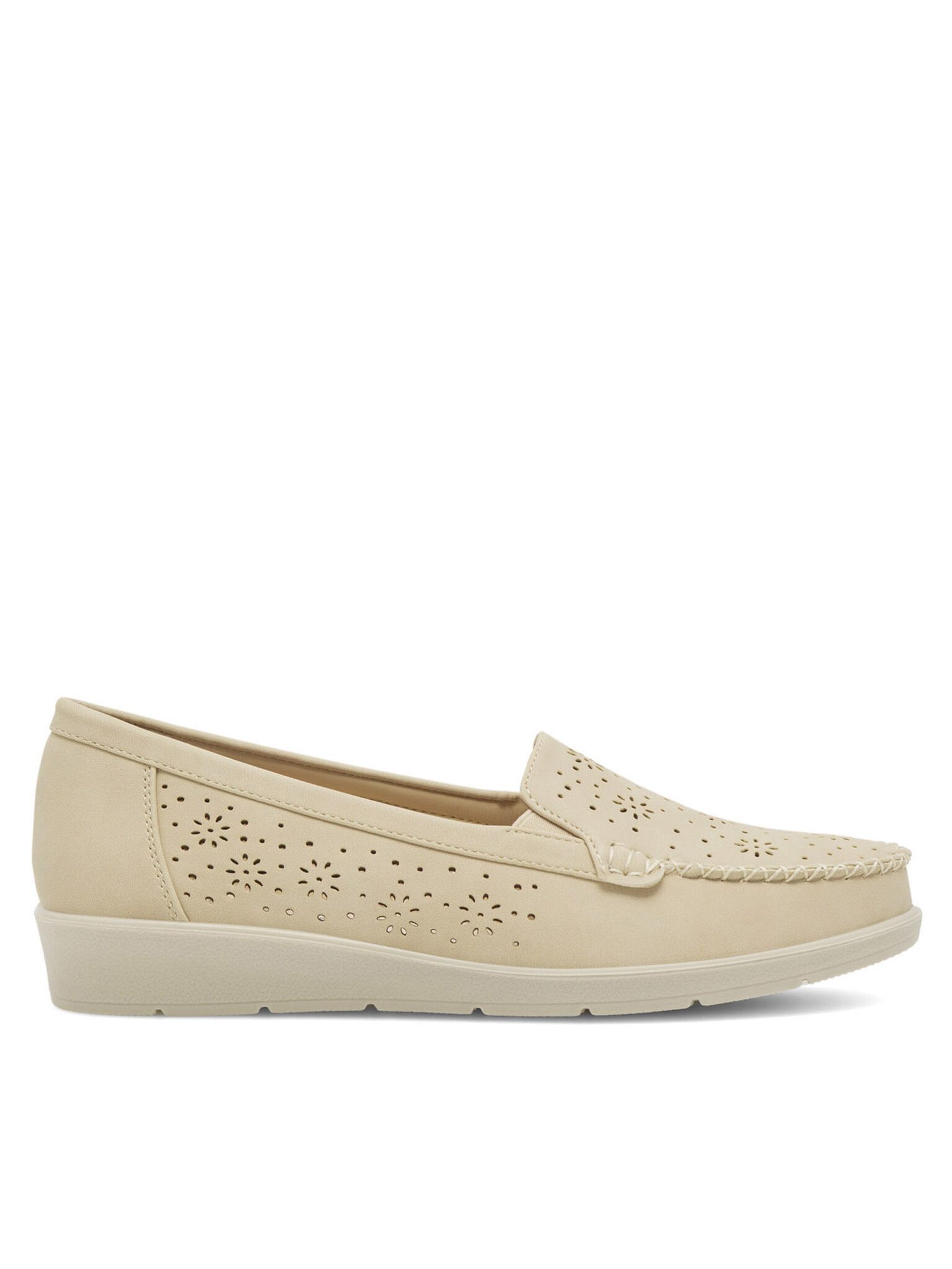 Clara Barson Mokassins WSS21166-03 Beige Mokassin günstig online kaufen