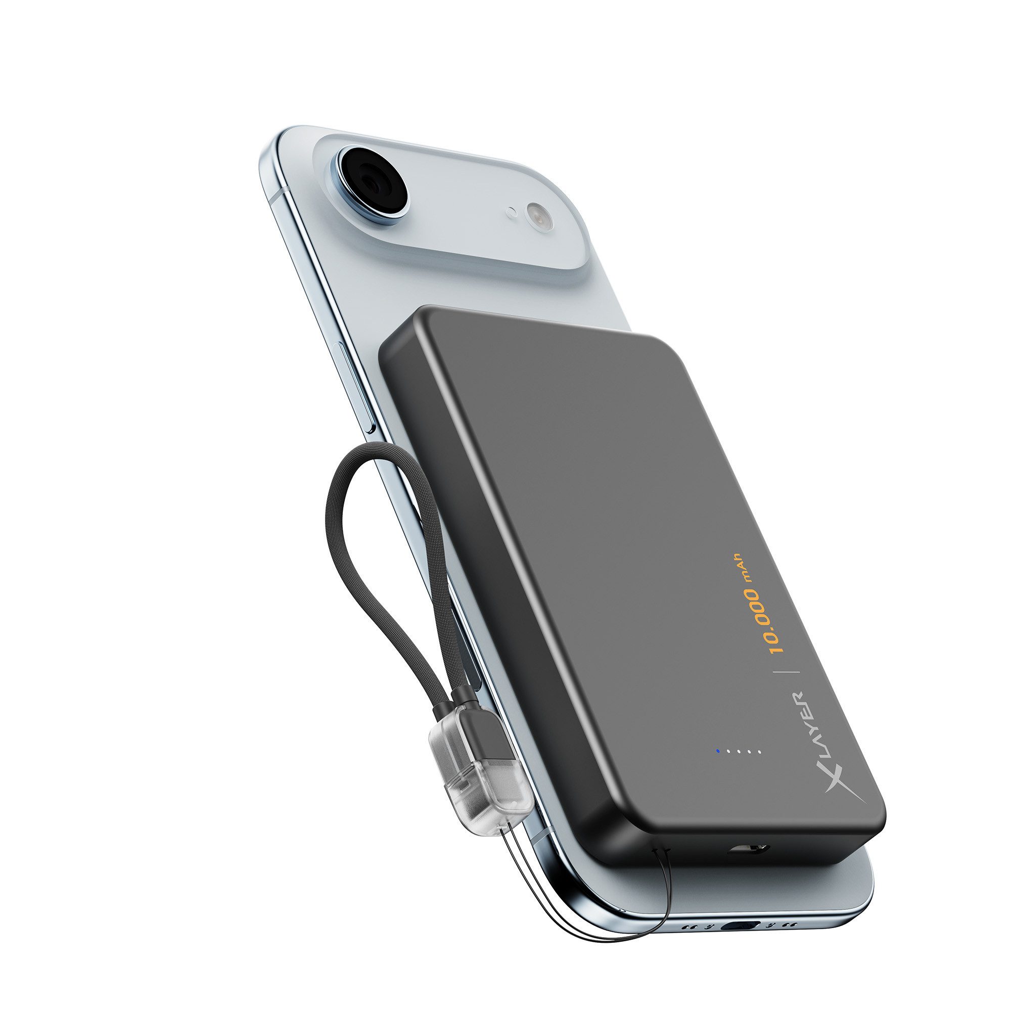 XLAYER MagFix Pro 10000 mAh Wireless I Magsafe I Ultra Slim PD 20W Magnetisch Powerbank
