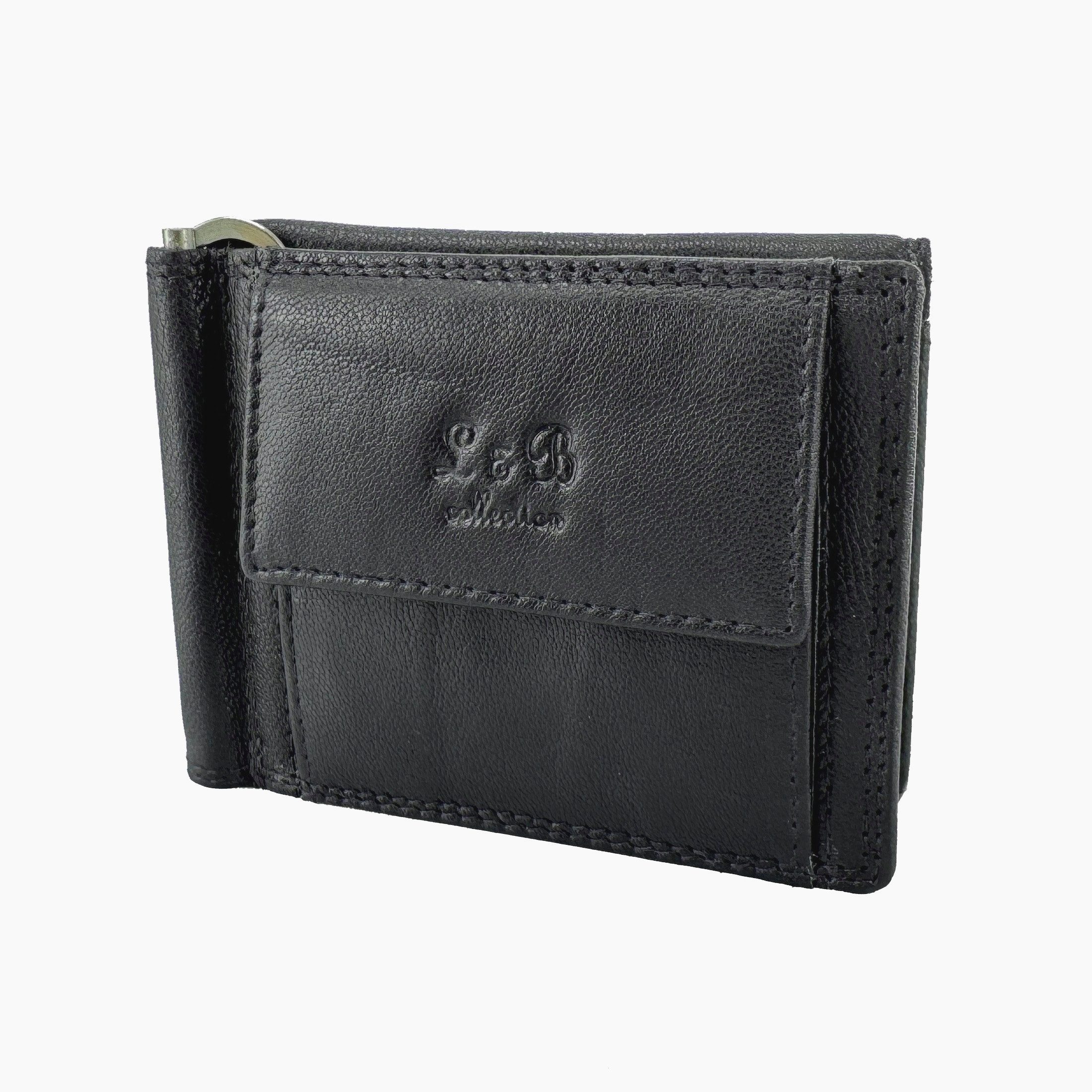 L&B Geldbörse Rindsleder Portemonnaie, RFID-Schutz >2342< Dollarclip Geldbe günstig online kaufen
