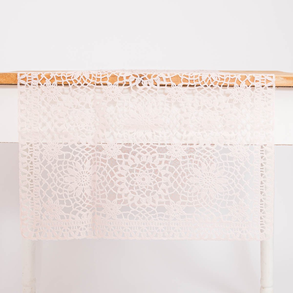 SCHÖNER LEBEN. Tischläufer Tischläufer Häkelspitze Amira altrosa 40x150cm günstig online kaufen