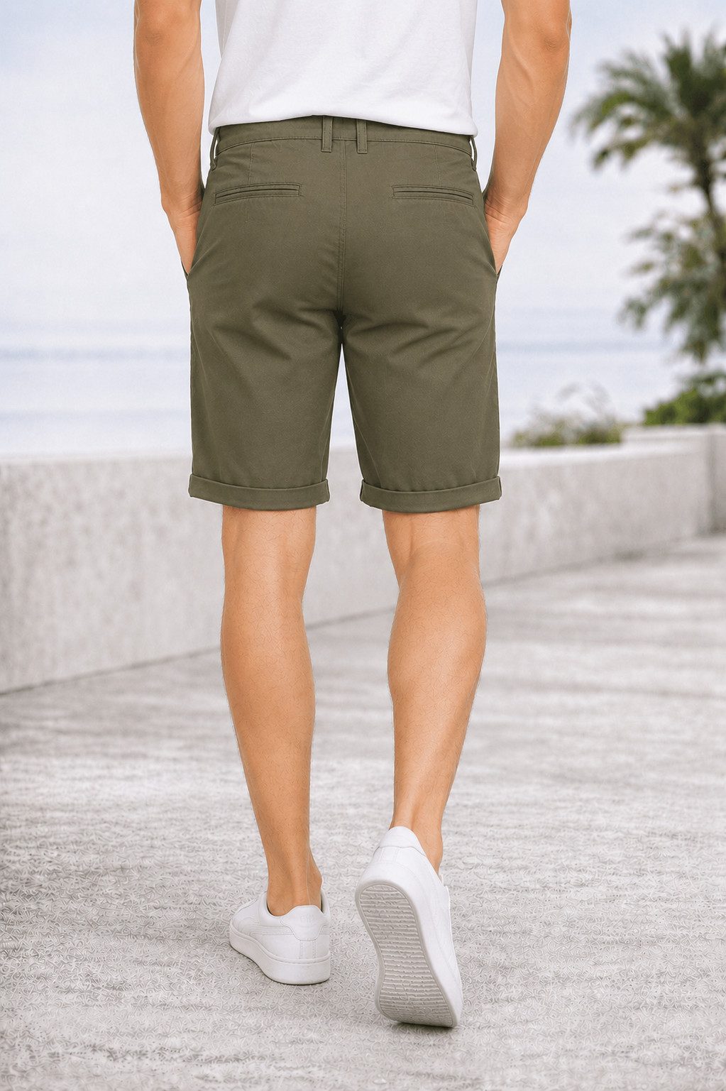 S&S Chinoshorts Herren Shorts Hosen Kurze Bermuda Baumwolle Shorts (Packung, 1-tlg., Chino Shorts) Herren Bermuda Chino Short mit Taschen