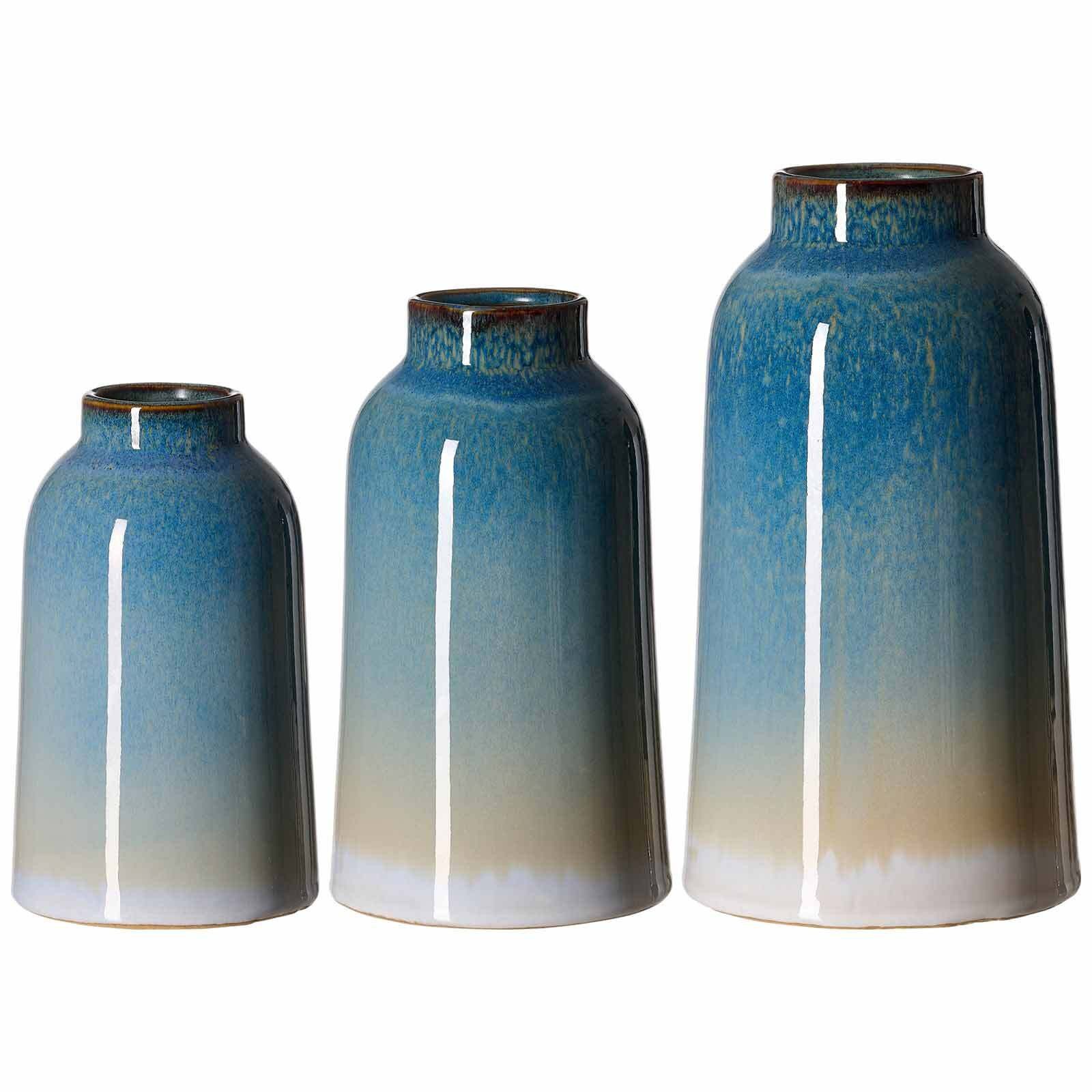 Ritzenhoff & Breker Dekovase Leria Vasen 3er Set (3x Vase, 3 St)