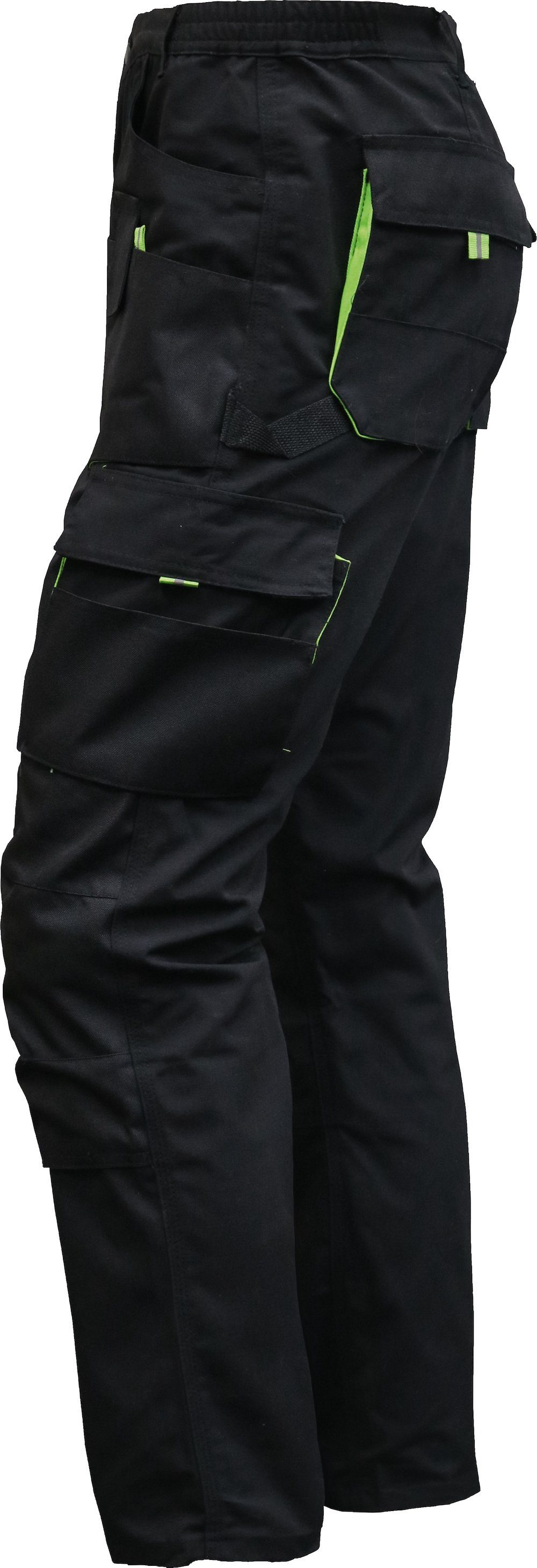 TRIZERATOP Arbeitshose Größe Bundhose 52 (1-tlg) Arbeitshose schwarz/grün