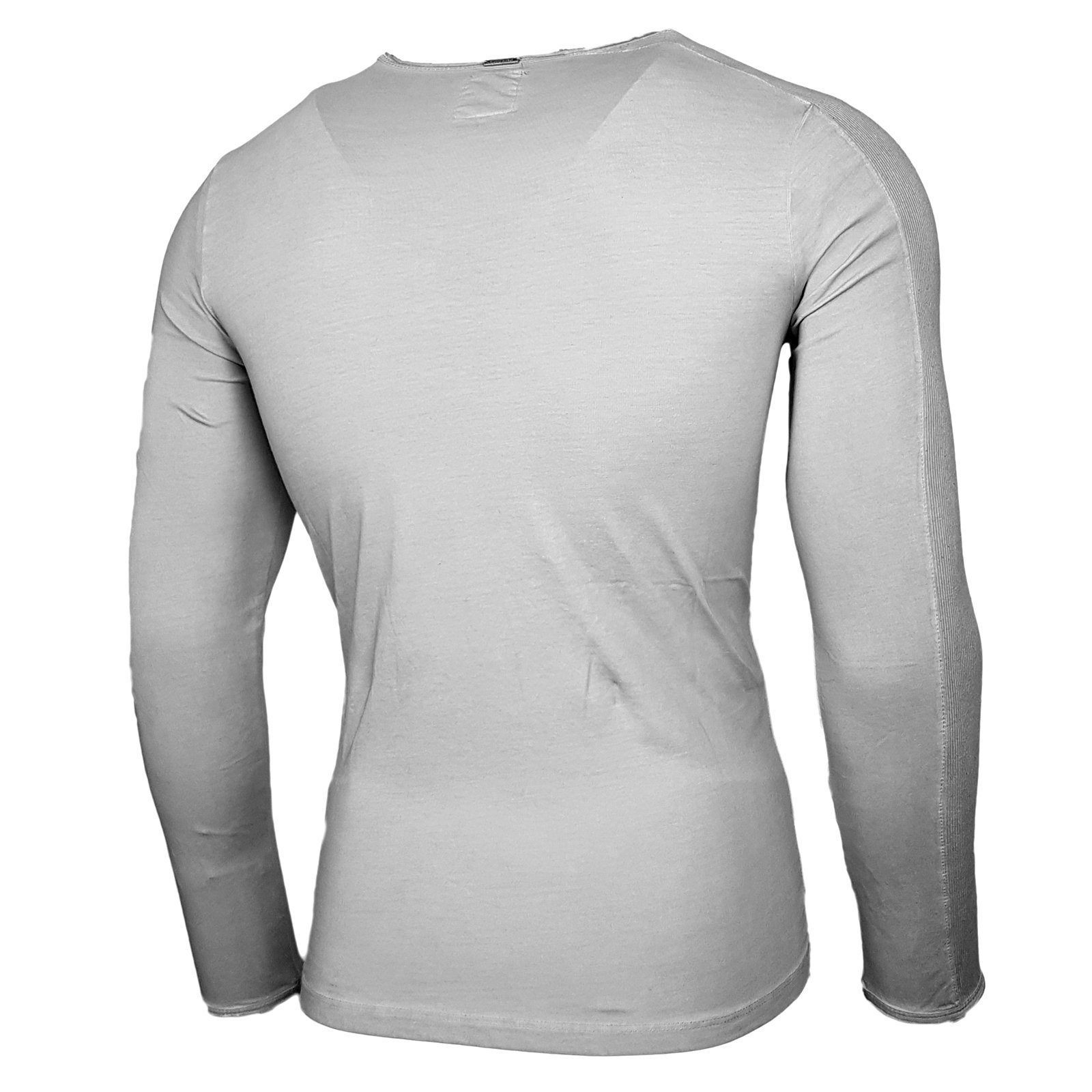 Baxboy Longshirt Baxboy Herren Longsleeve Langarmshirt günstig online kaufen