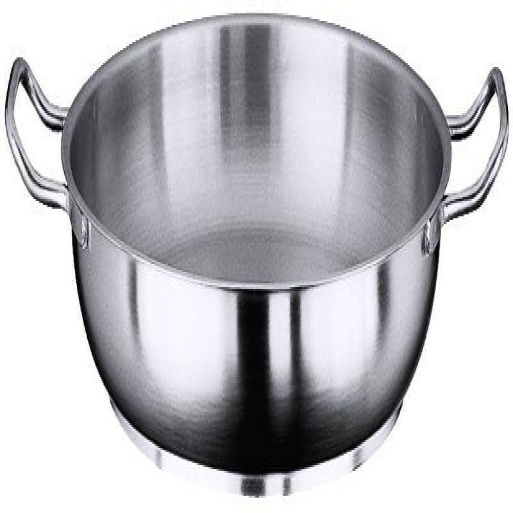 Contacto Bratpfanne Contacto Edelstahl Bratpfanne/ Paellapfanne 40 cm mit zwei Griffen ohn