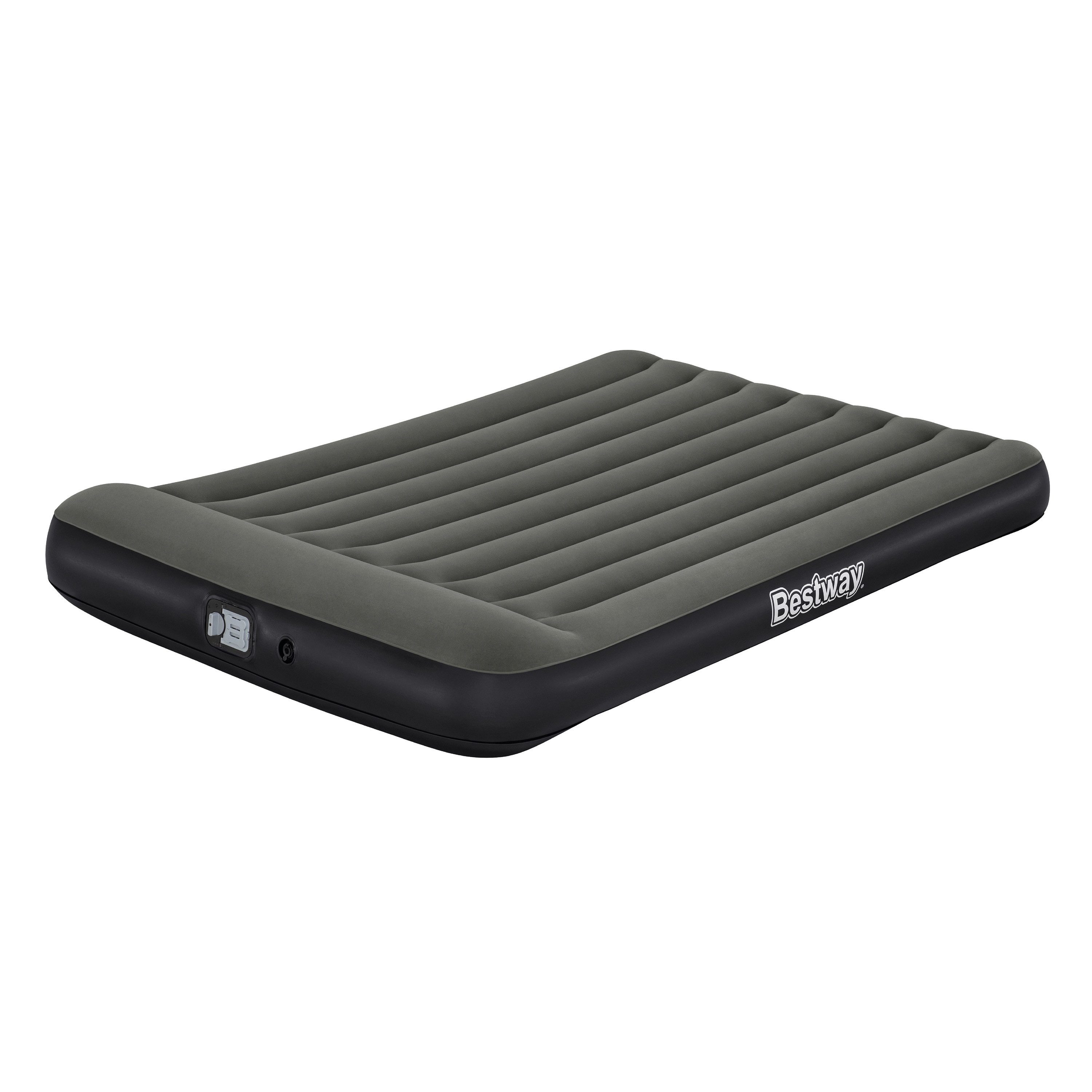 Bestway Luftbett TriTech® 203 x 152 x 30 cm, (Packung, 1-tlg., Inkl. integrierter, batteriebetriebener Elektropumpe), Ideal für den Innen- und Außengebrauch von Bestway