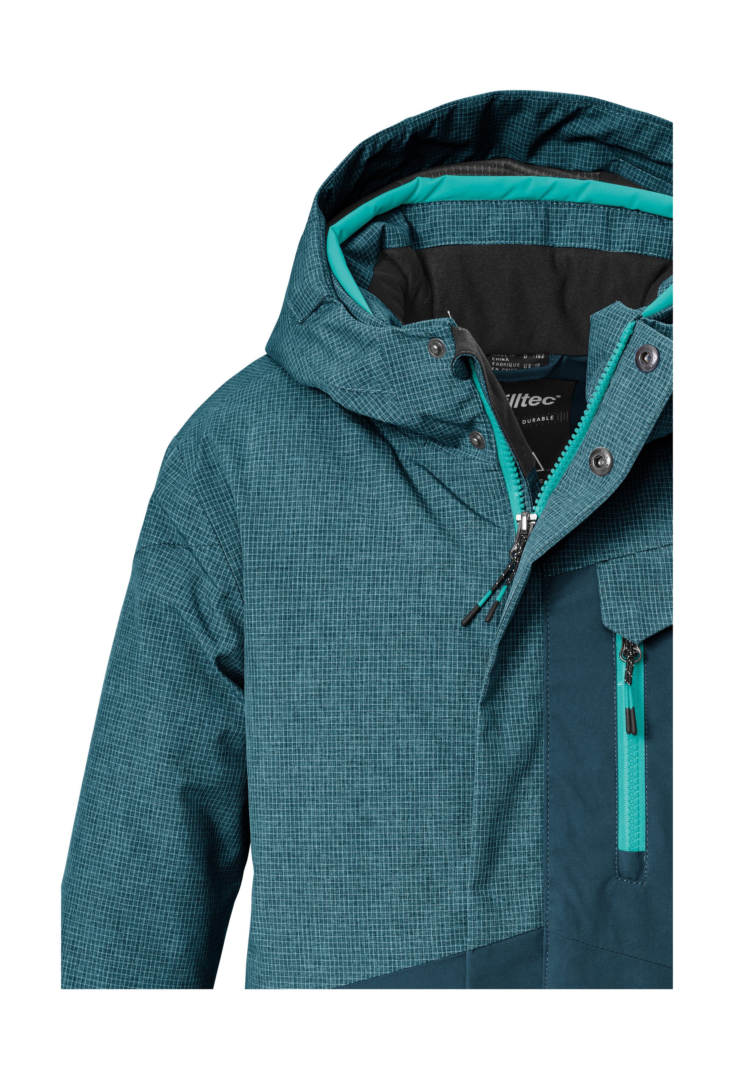 Killtec Skijacke KSW 211 BYS SKI JCKT Wind- und wasserdichte Skijacke mit verstellbarer Kapuze – Bild 3 von 5