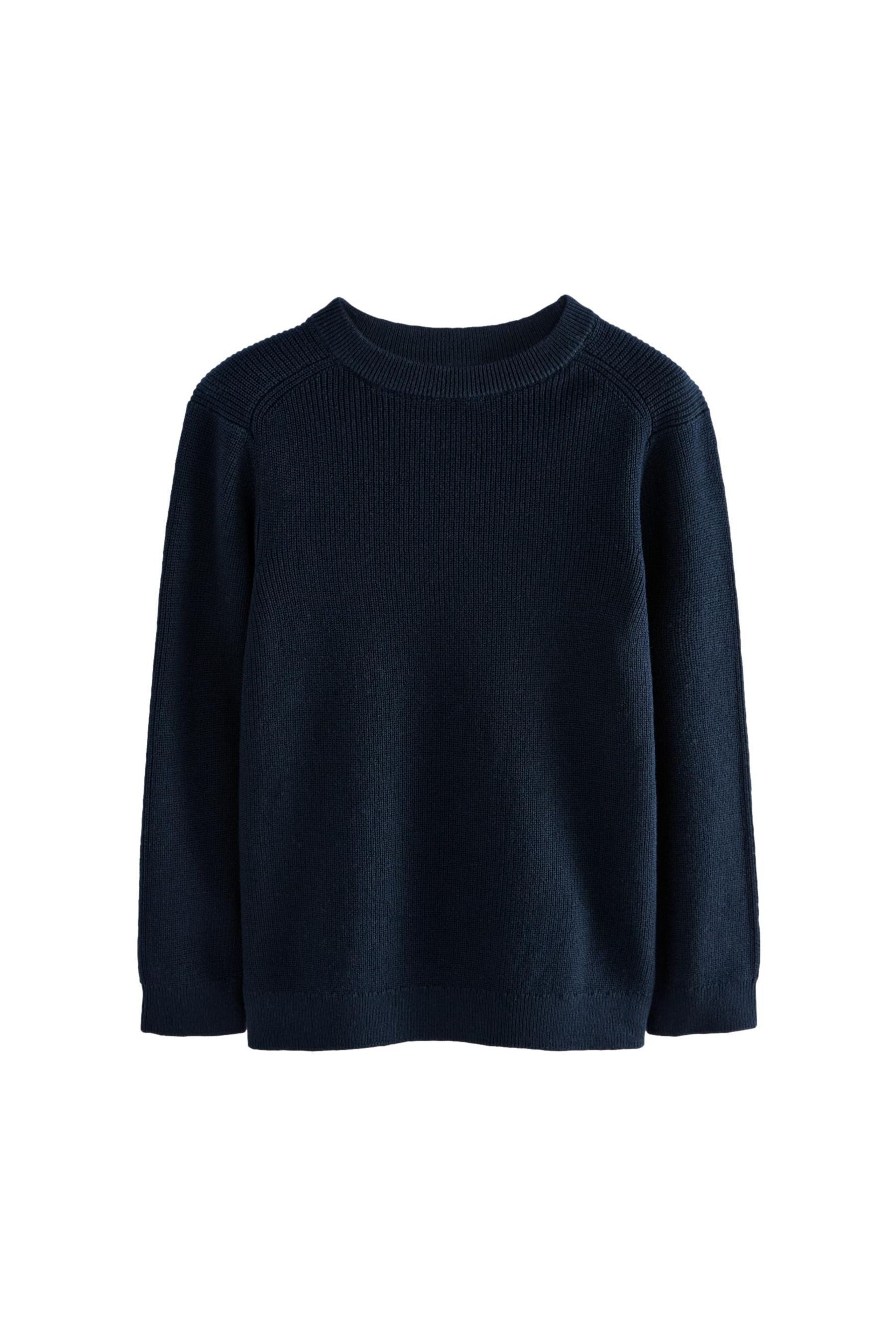 Rundhalspullover Strickpullover mit Rundhalsausschnitt