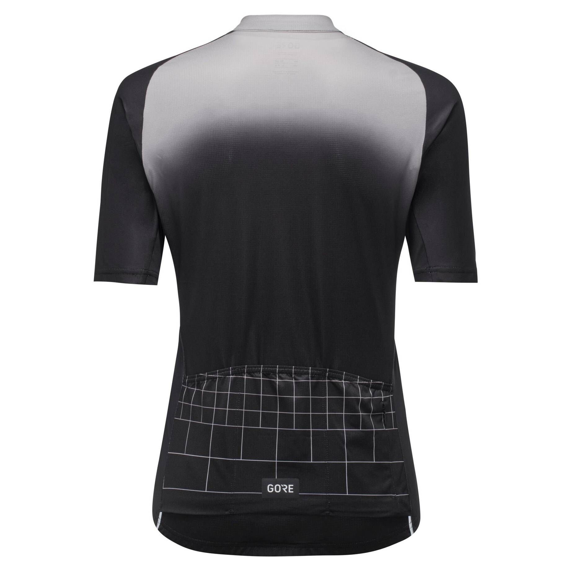 (718) Wear GRID FADE GORE® Radtrikot Damen schwarz/grau Trikot 2.0