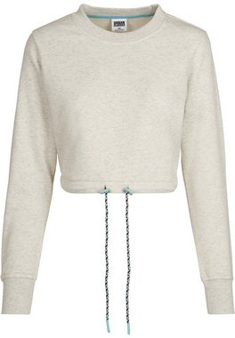 URBAN CLASSICS Sweater Damen Ladies Oversized Cropped Crewneck (1-tlg)