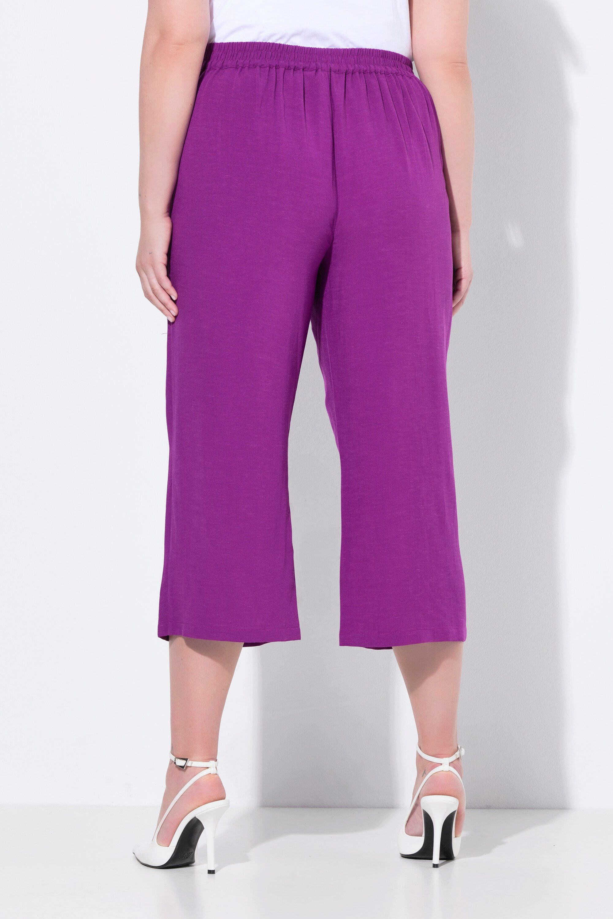 MIAMODA Culotte Culotte weites Bein Leinenmix